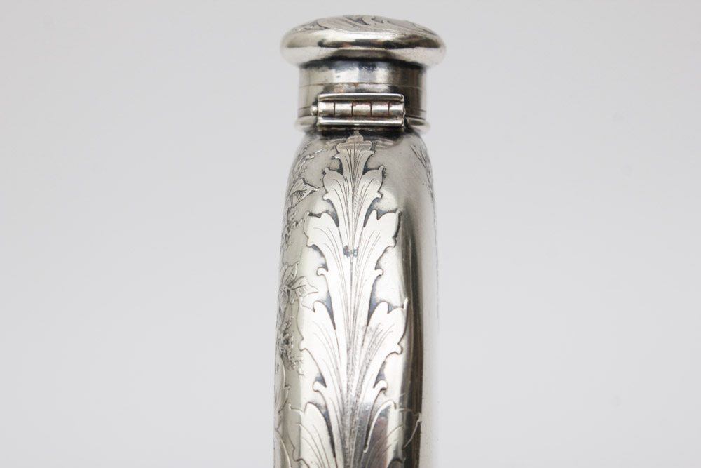 Antique Tiffany & Co. Sterling Silver Flask