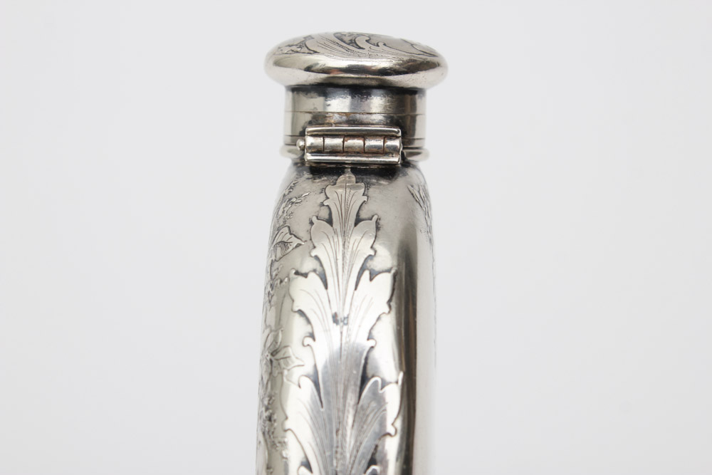 Antique Tiffany & Co. Sterling Silver Flask