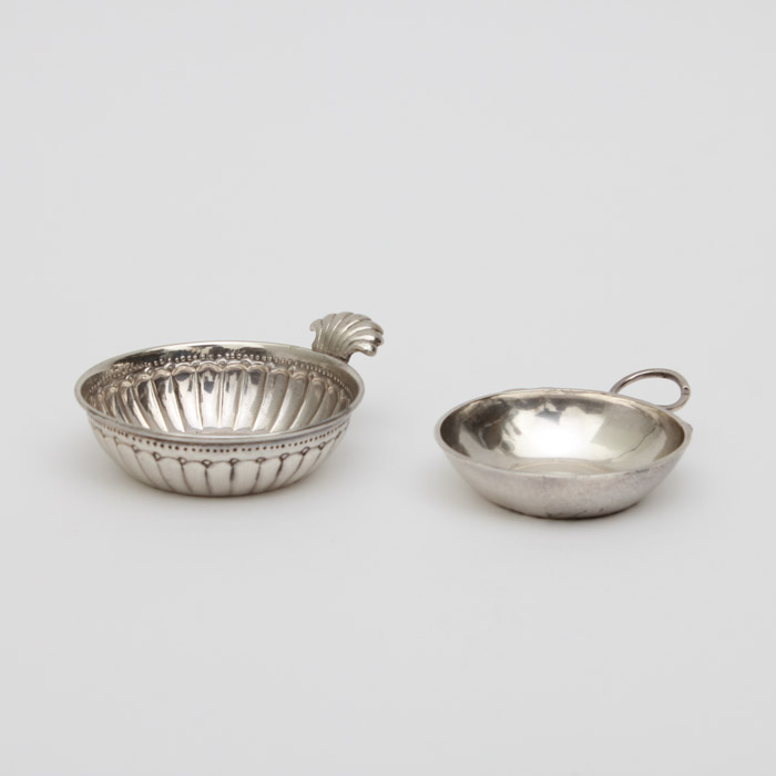 Silver Tastevins Including French Silversmith Theodor Tonnelier