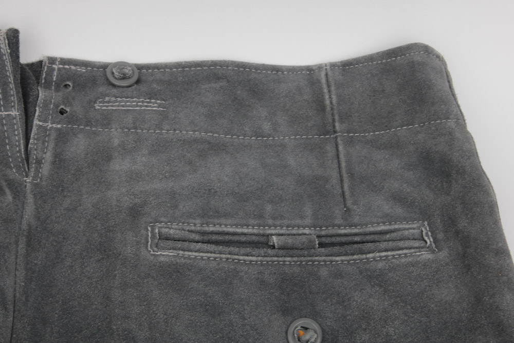 Collection of Custom-Made Suede Lederhosen with Matching Suspenders and Shirts for Clyde's Oktoberfest