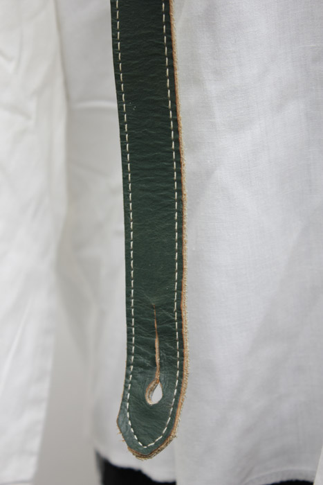 Collection of Custom-Made Suede Lederhosen with Matching Suspenders and Shirts for Clyde's Oktoberfest