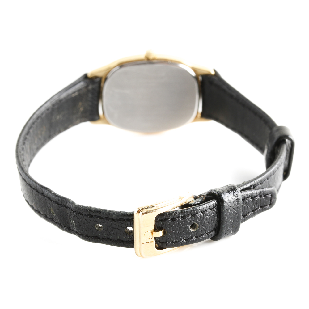 Omega Deville Leather Watch