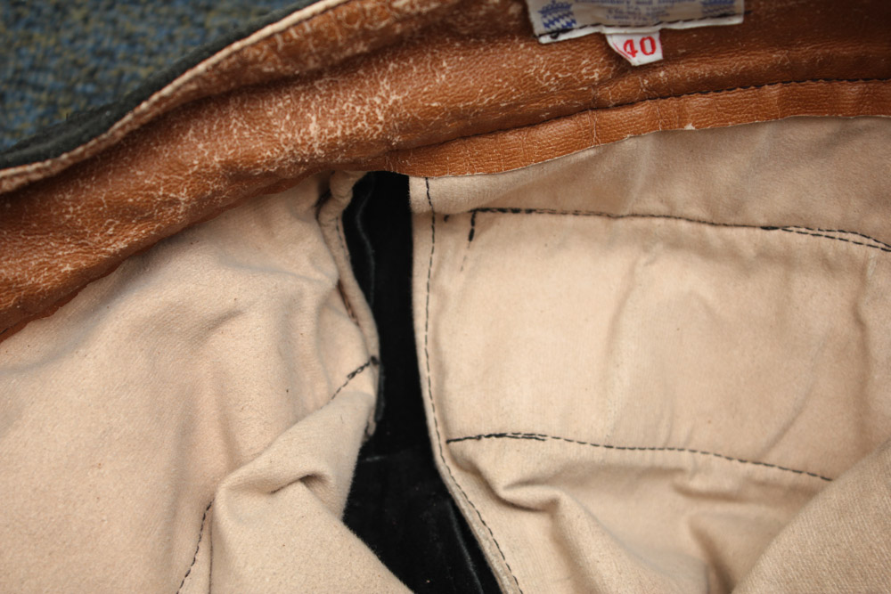 Custom-Made Black Suede Lederhosen from Clyde's Oktoberfest