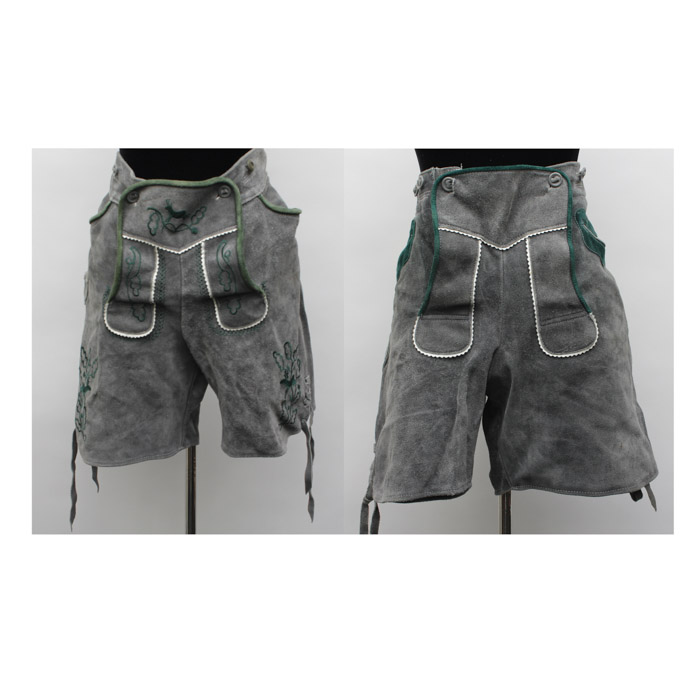 Collection of Suede Lederhosen with Matching Suspenders