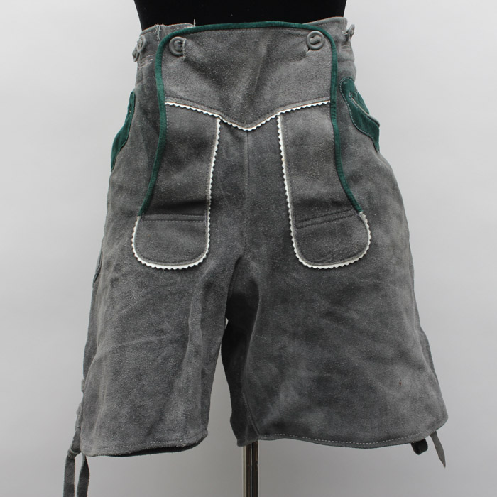Collection of Suede Lederhosen with Matching Suspenders