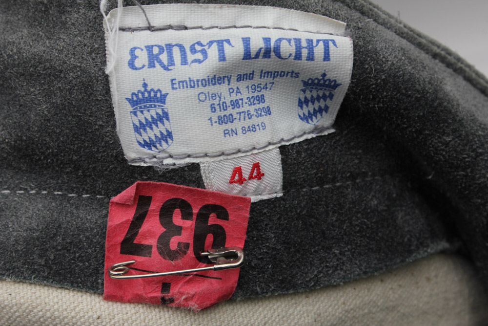 Collection of Suede Lederhosen with Matching Suspenders