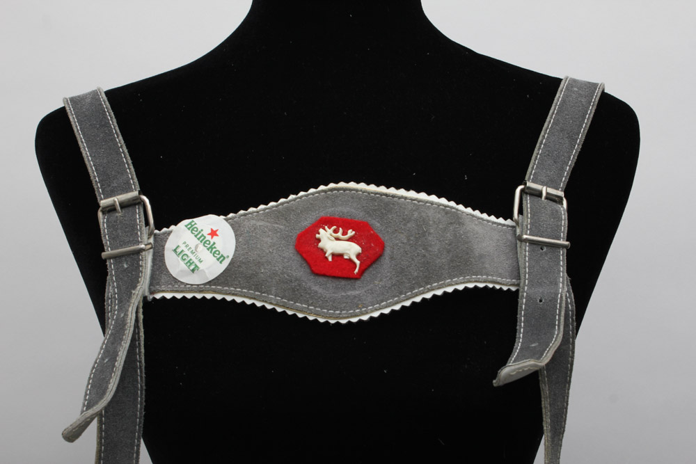 Collection of Suede Lederhosen with Matching Suspenders