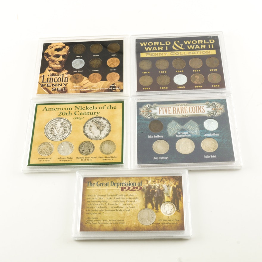 Five U.S. Coin Sets