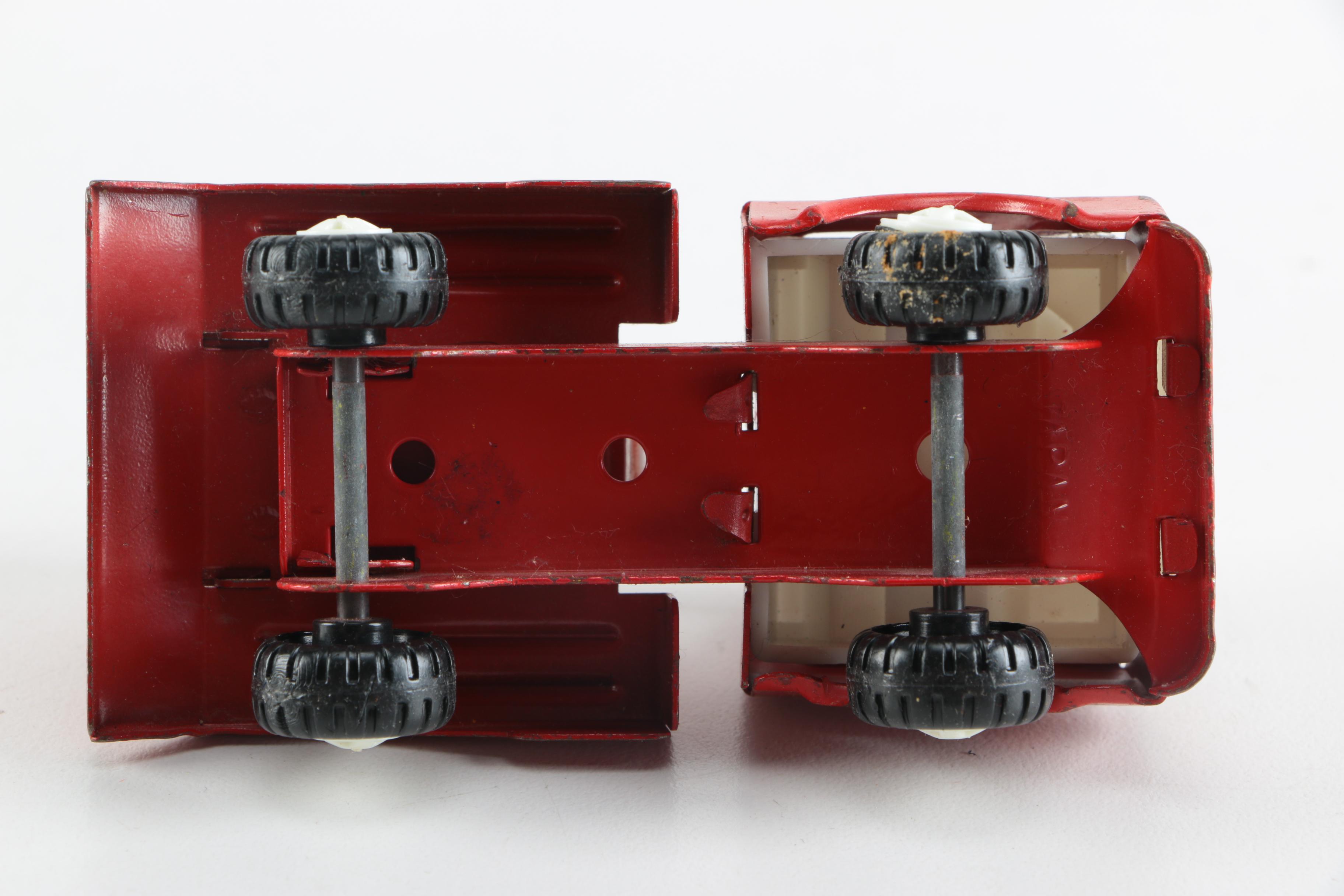 Assorted Vintage Metal Toy Trucks Including Ralstoy and Tonka