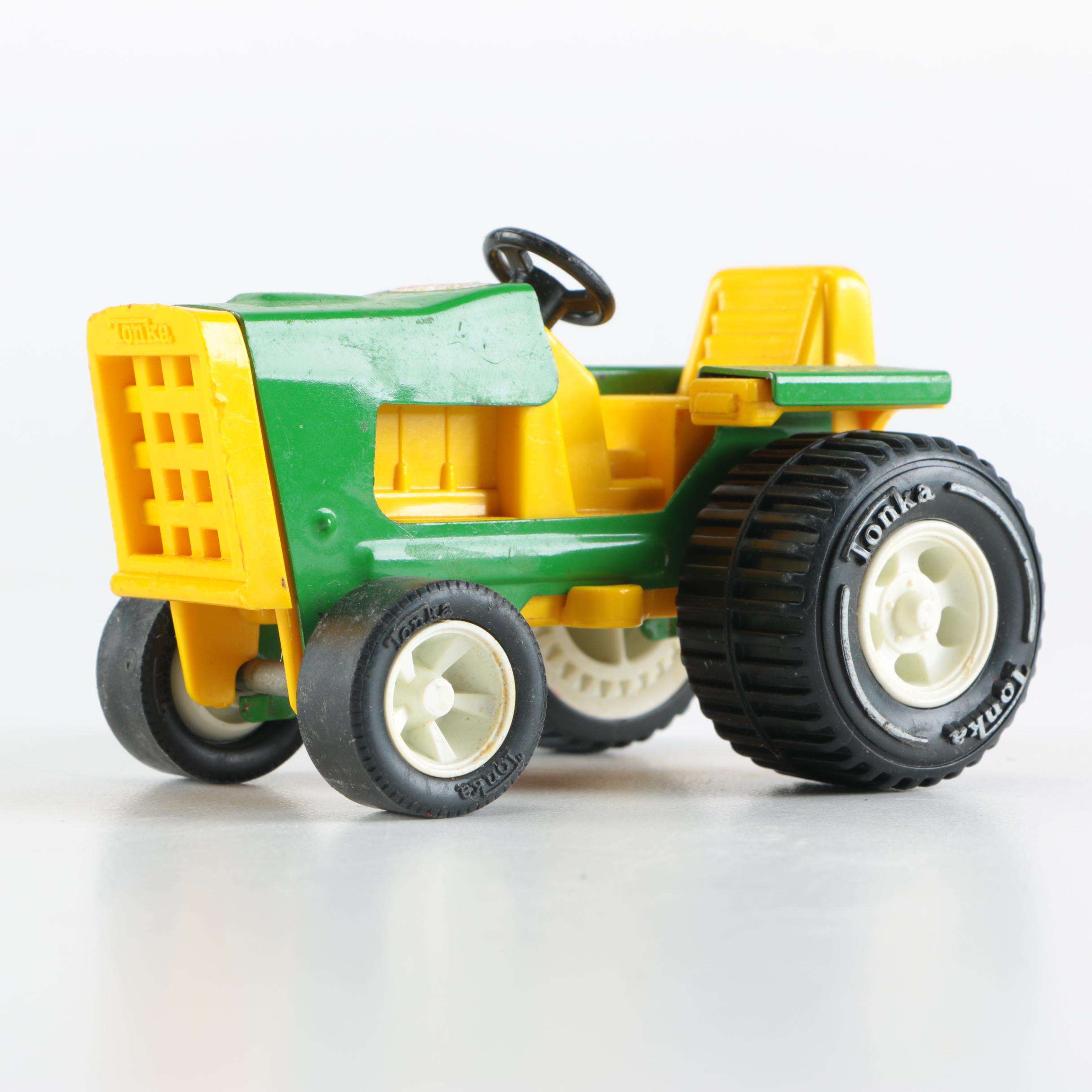 Assorted Vintage Metal Toy Trucks Including Ralstoy and Tonka