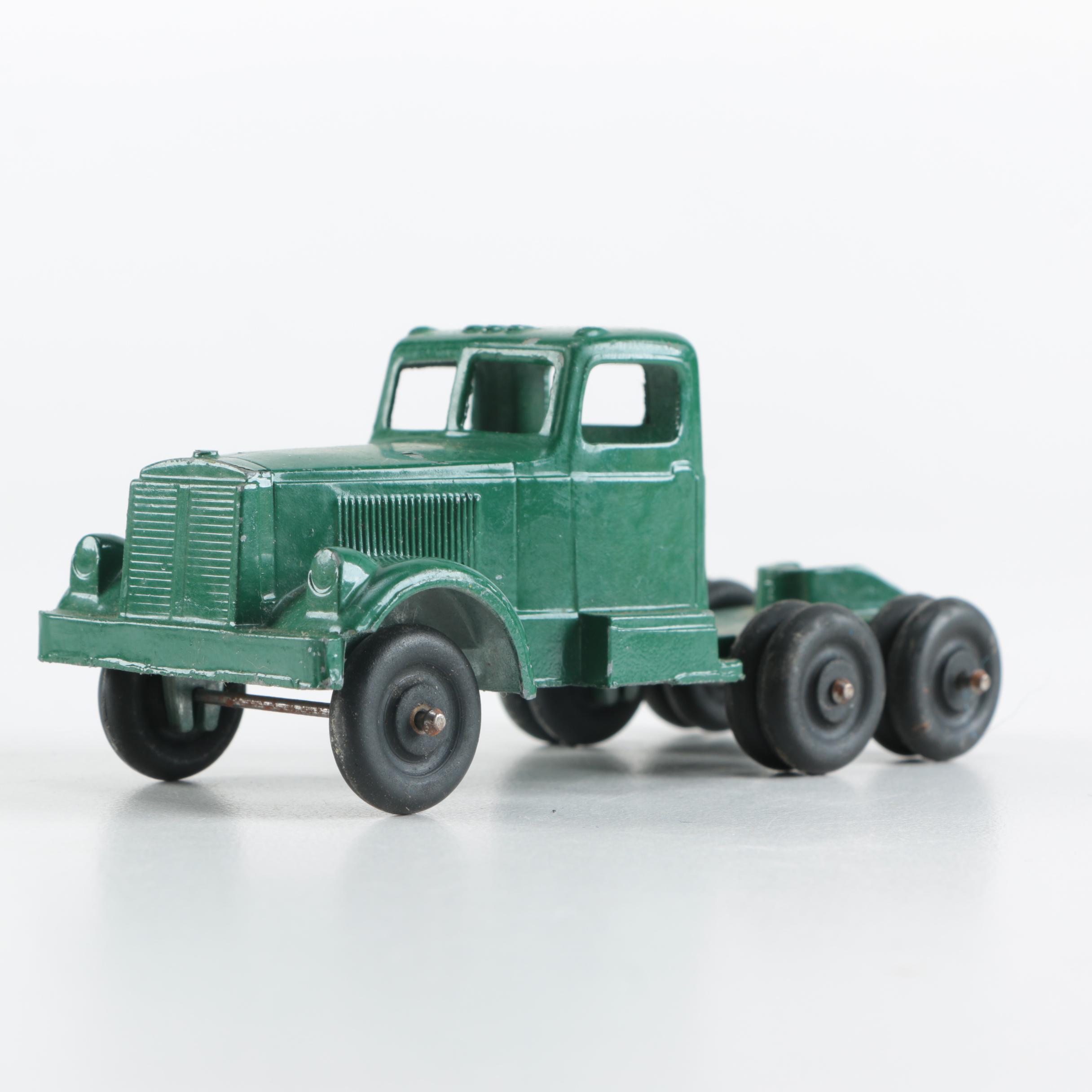 Assorted Vintage Metal Toy Trucks Including Ralstoy and Tonka