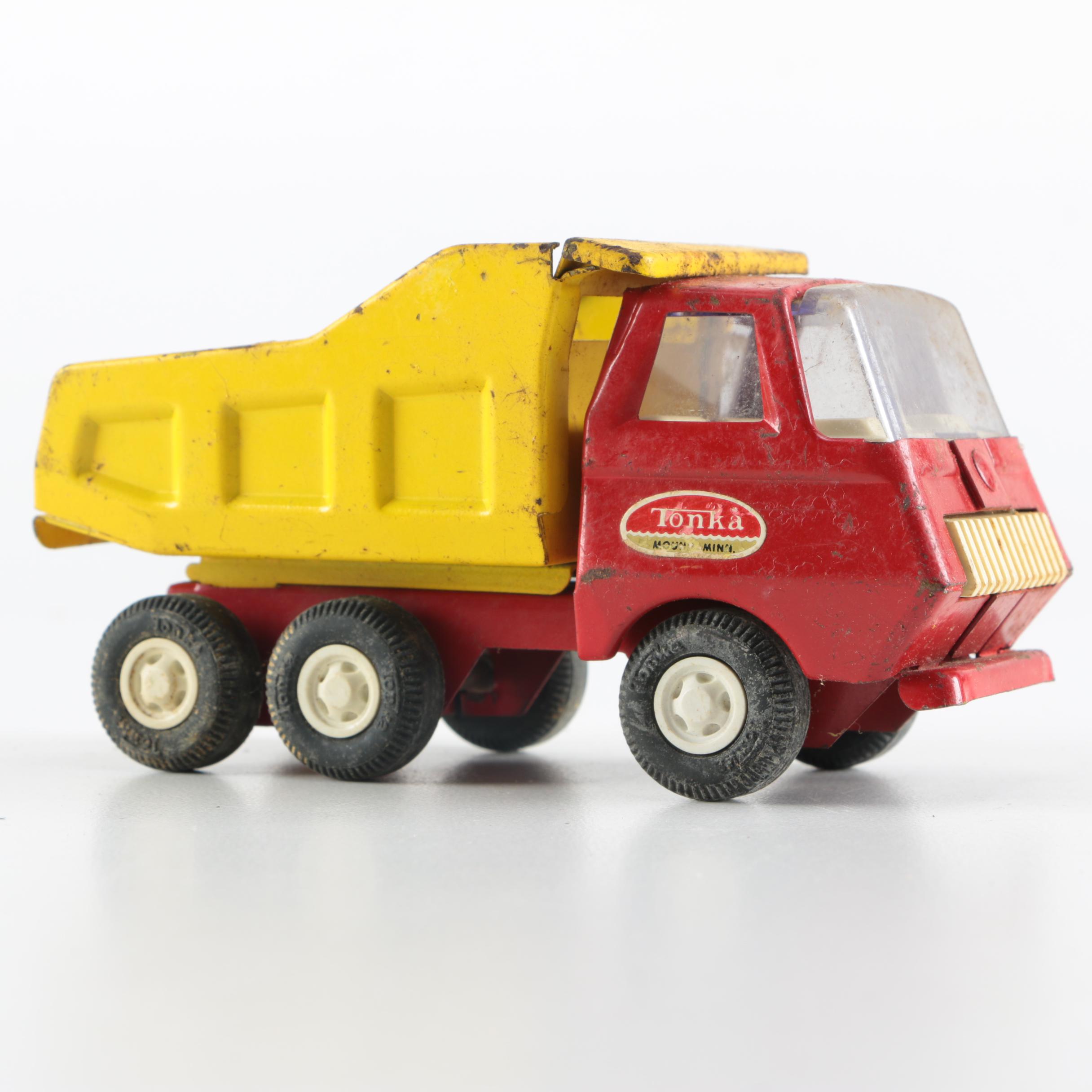 Assorted Vintage Metal Toy Trucks Including Ralstoy and Tonka