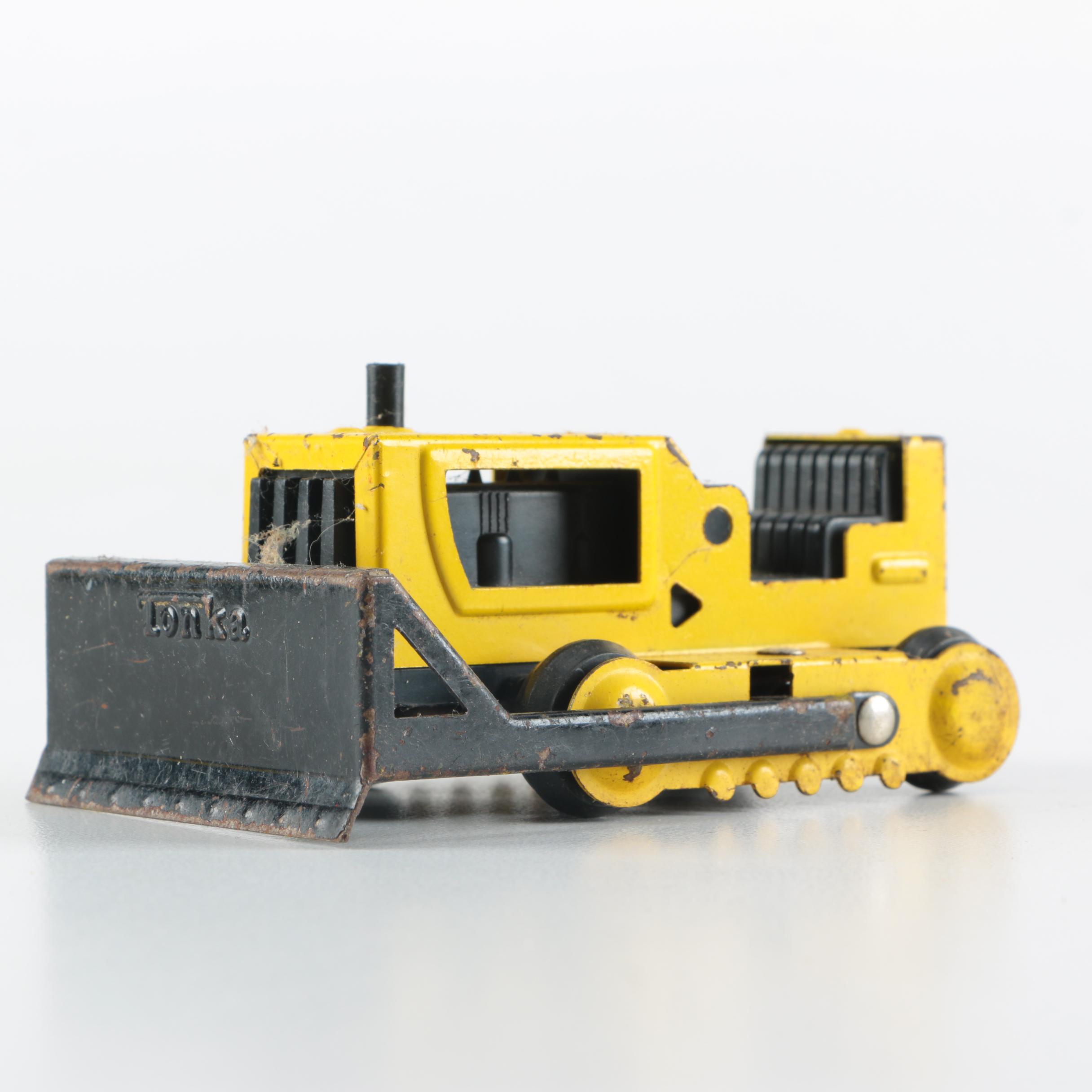 Assorted Vintage Metal Toy Trucks Including Ralstoy and Tonka