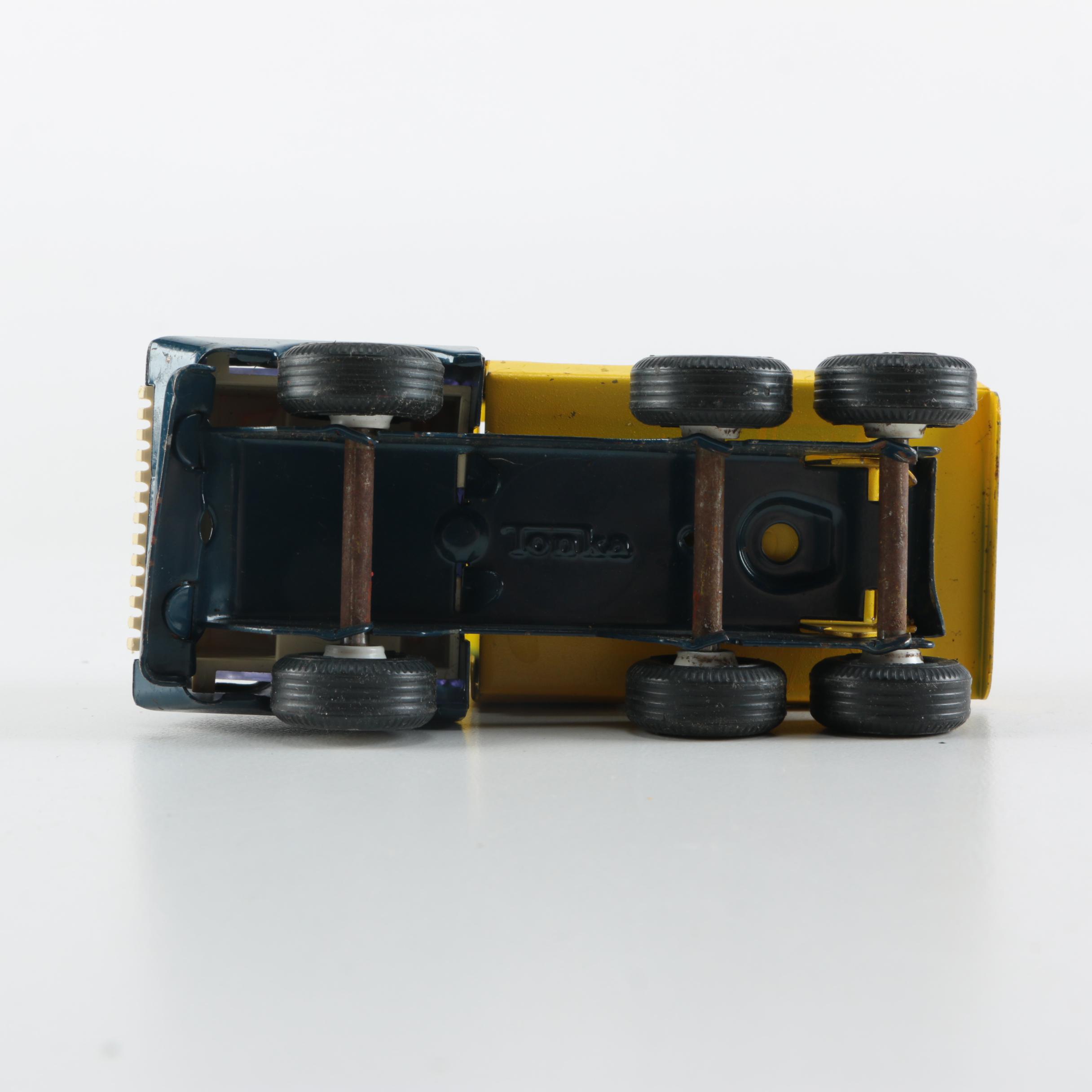 Assorted Vintage Metal Toy Trucks Including Ralstoy and Tonka