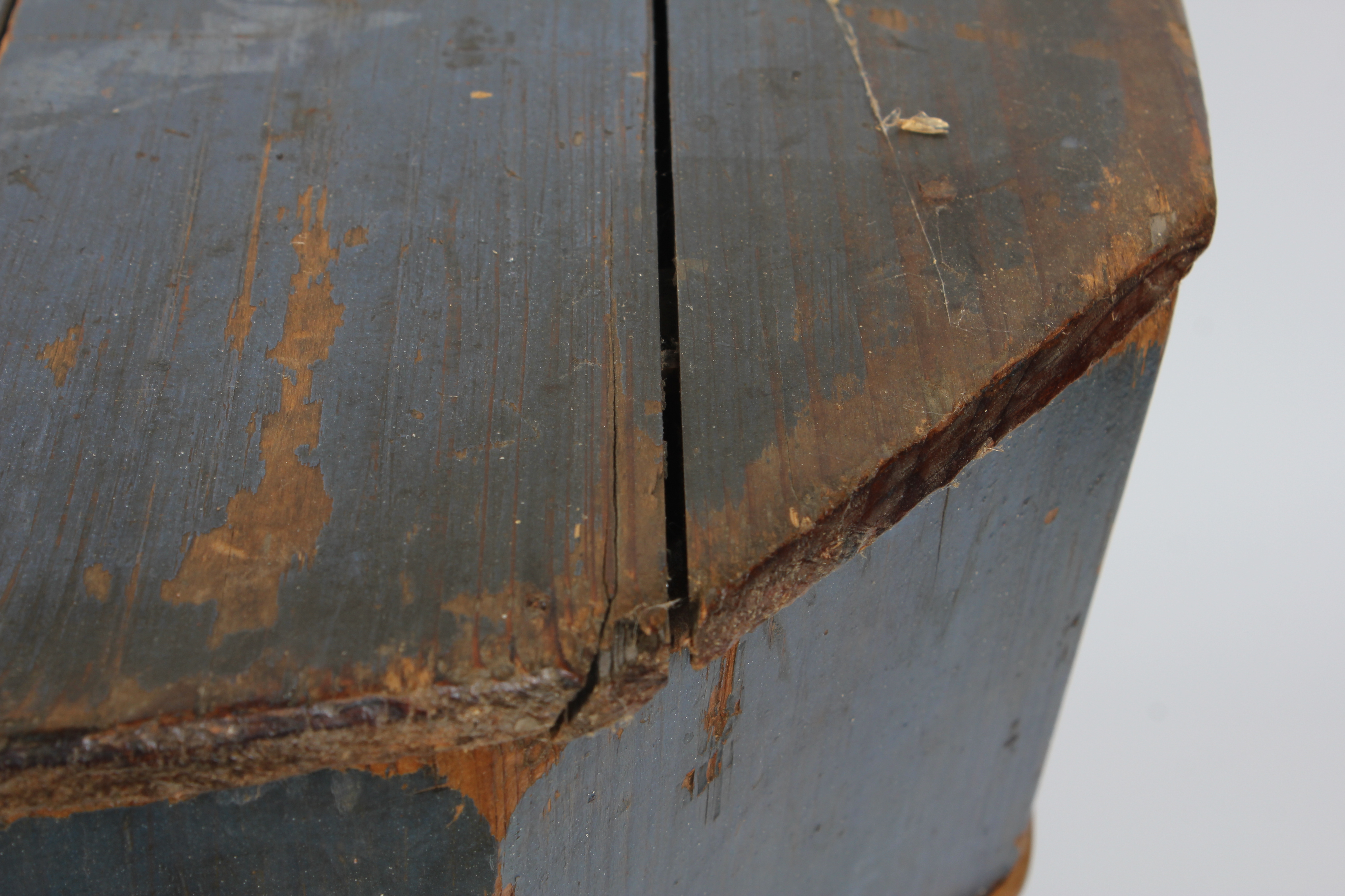 Antique Handpainted Bin