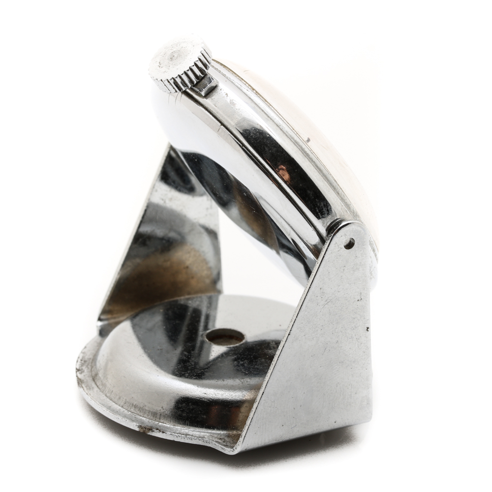 Vintage Westclox Model 90002 Desk Clock With Magnetic Swivel Stand