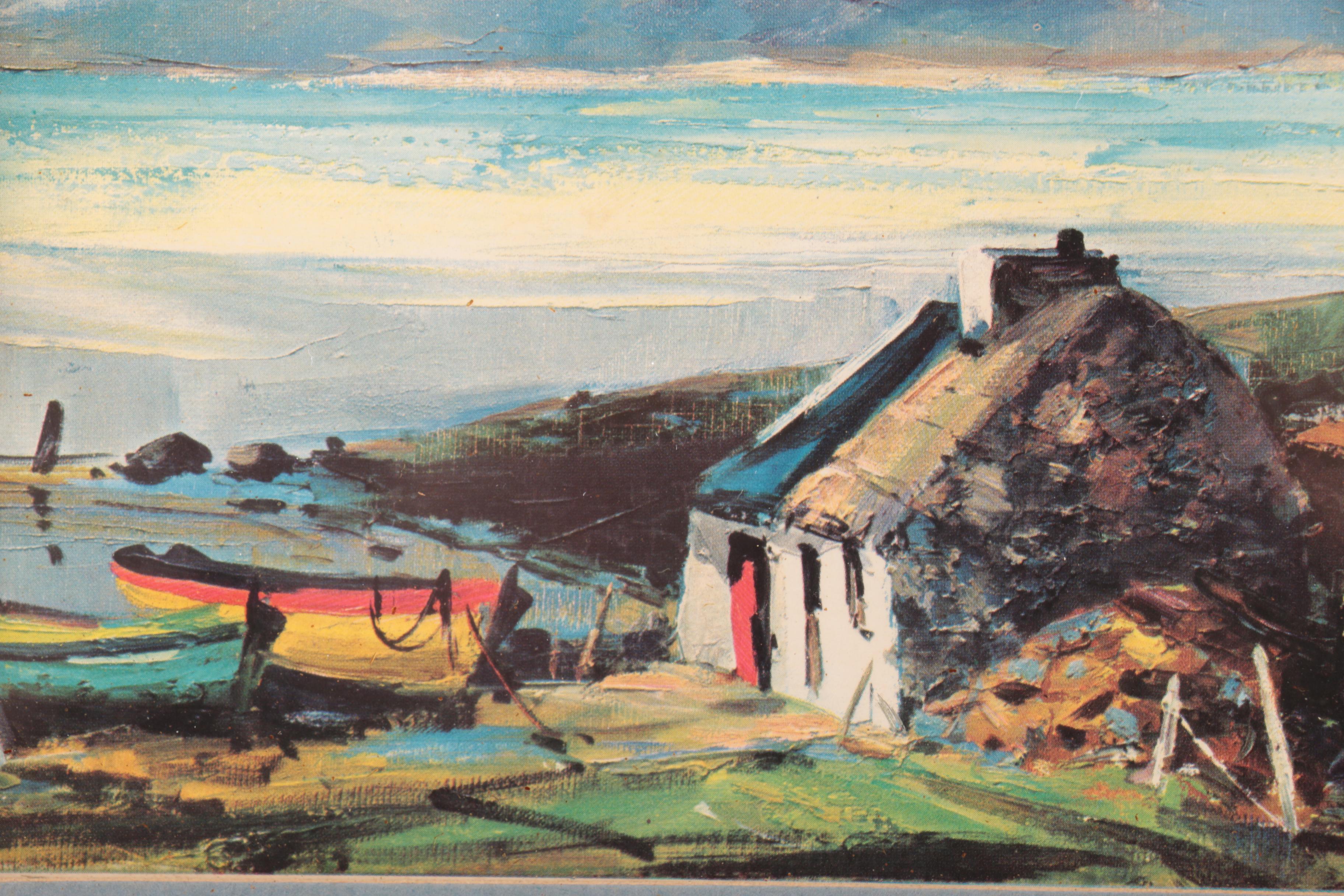 Cryan Offset Lithograph Prints of Irish Landscapes