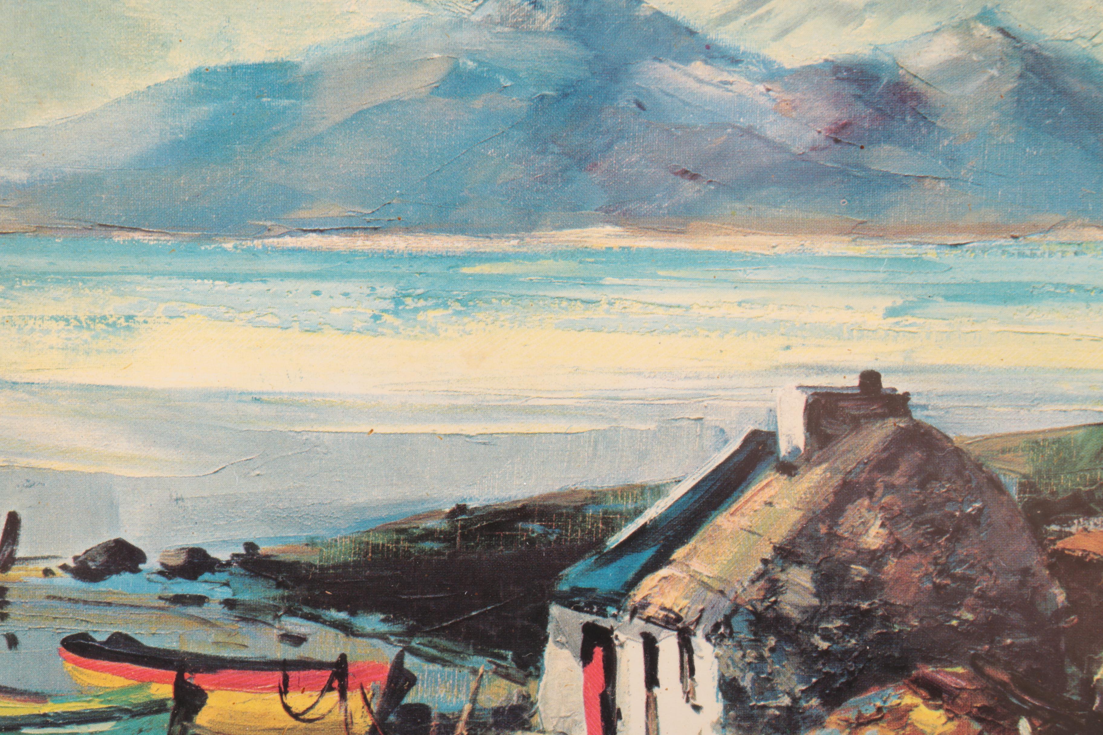 Cryan Offset Lithograph Prints of Irish Landscapes