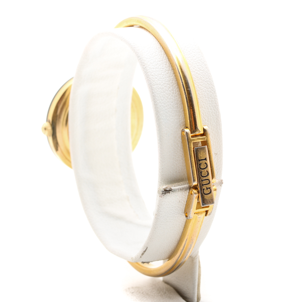 Gucci Gold Tone Bracelet Watch