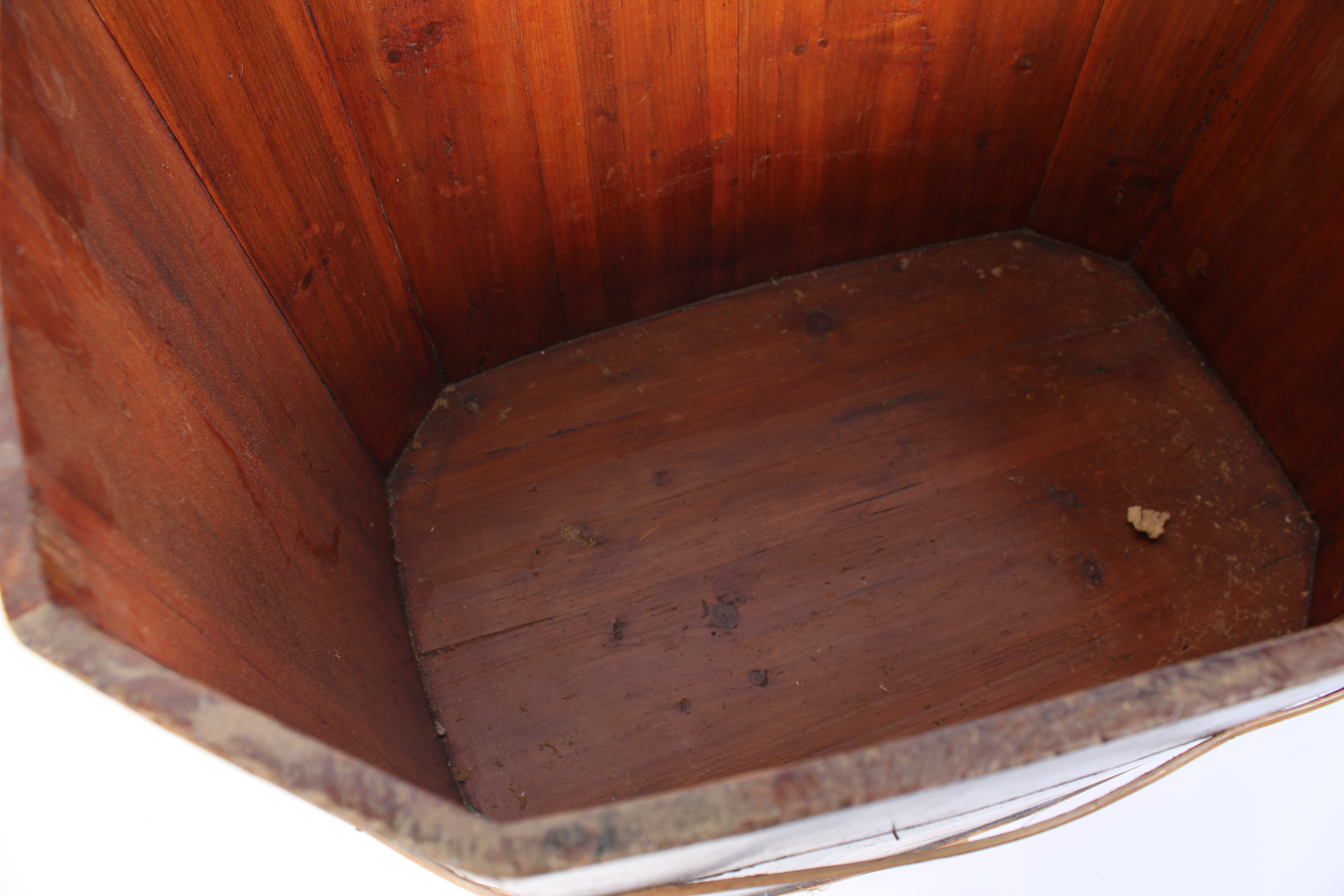 Antique Handpainted Bin