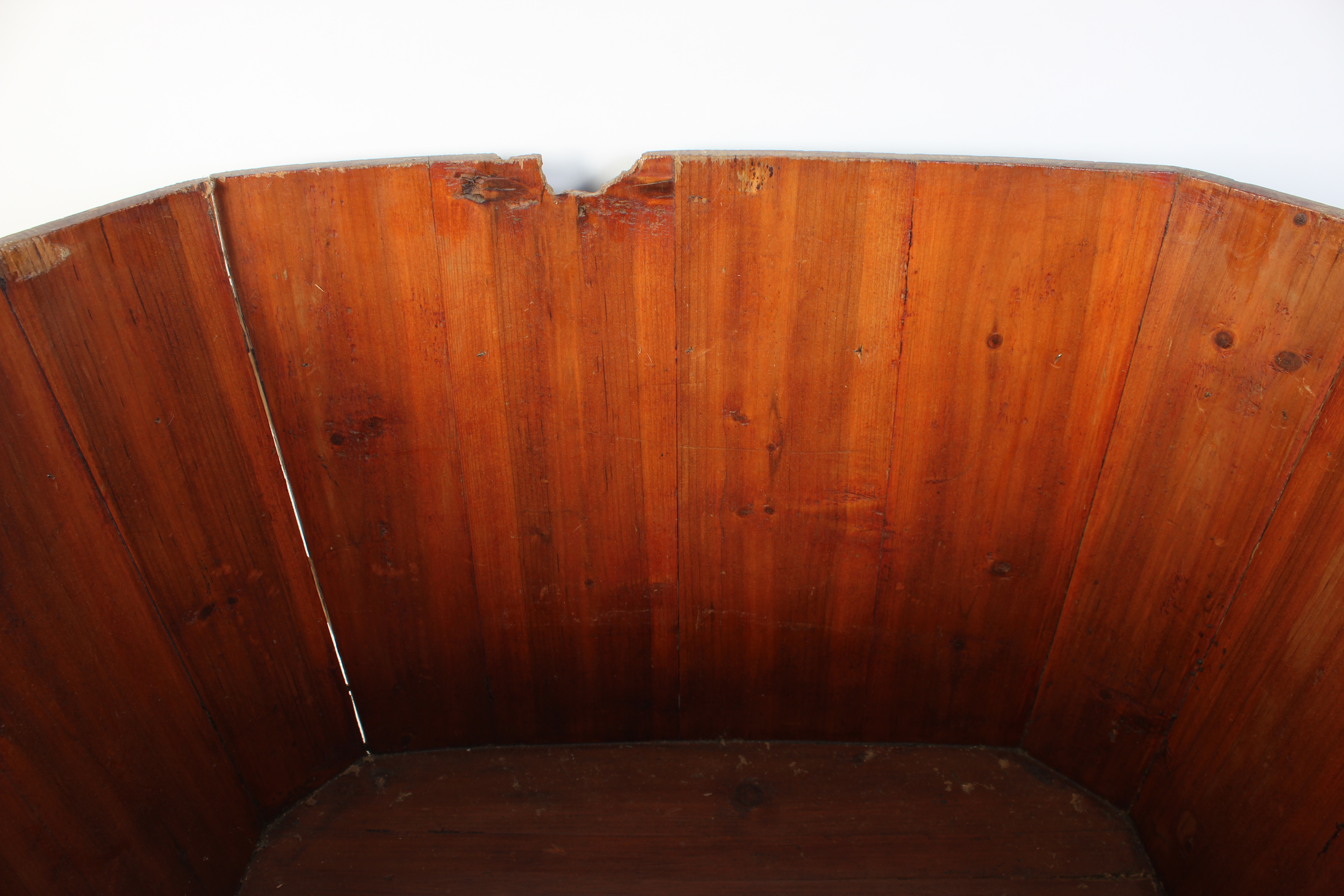 Antique Handpainted Bin