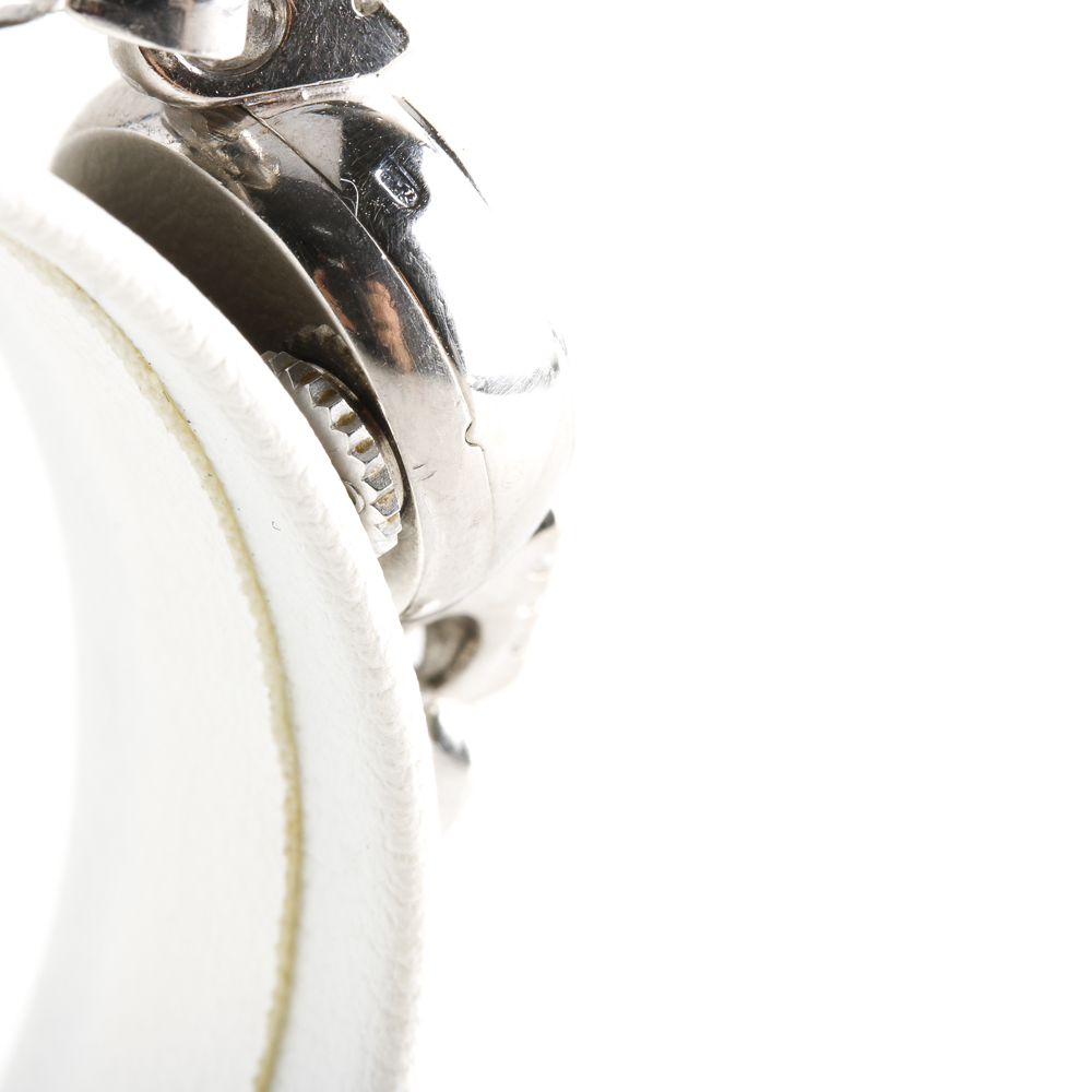 Omega 18K White Gold Diamond Watch