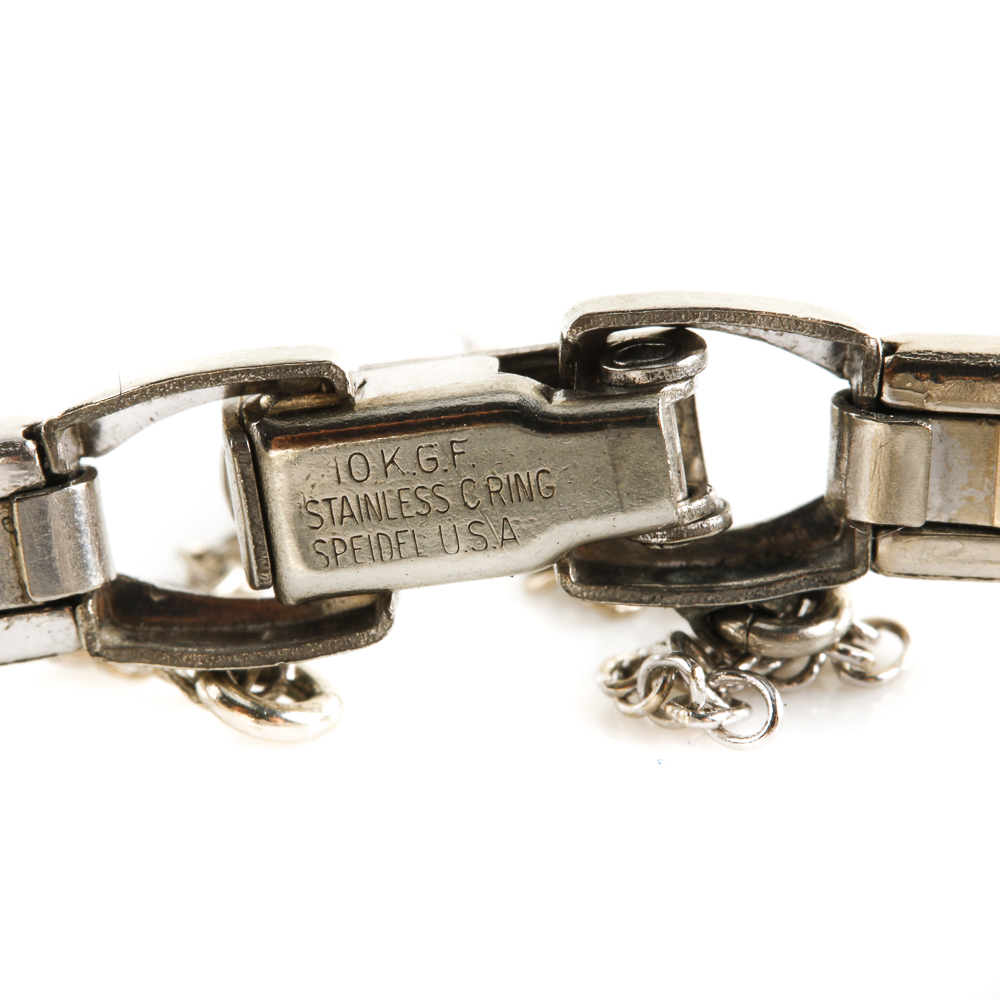 Omega 18K White Gold Diamond Watch