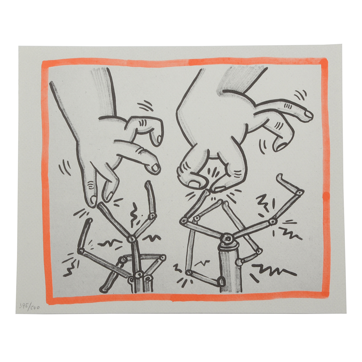 Keith Haring Limited Edition Print from "Against All Odds: 20 Drawings"