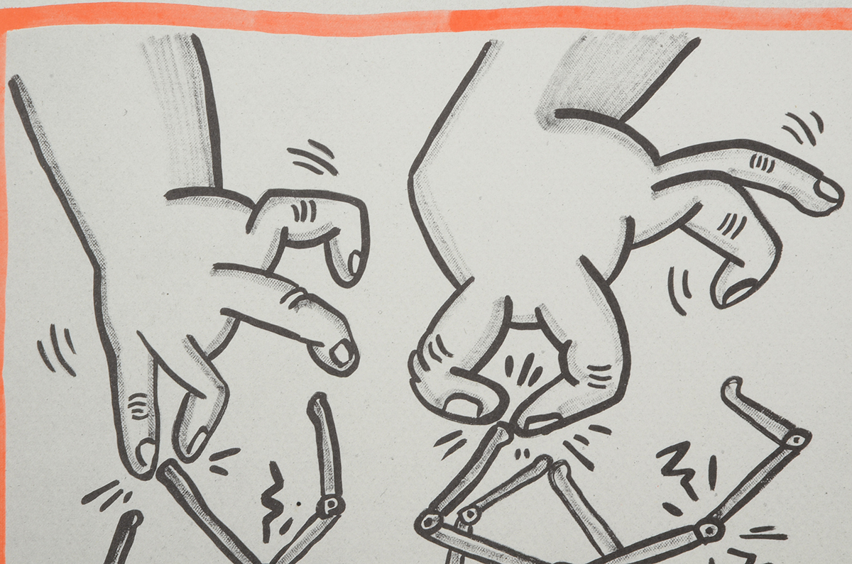 Keith Haring Limited Edition Print from "Against All Odds: 20 Drawings"