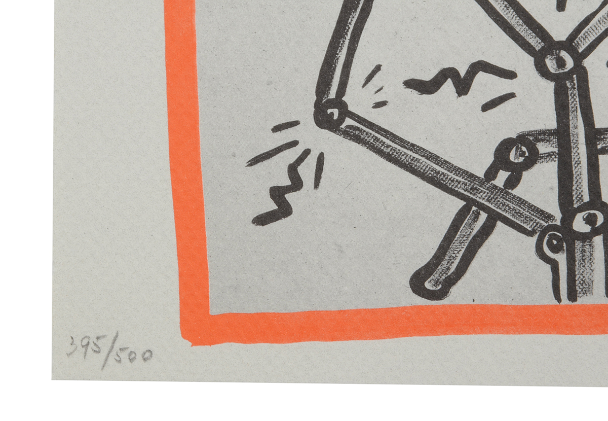 Keith Haring Limited Edition Print from "Against All Odds: 20 Drawings"
