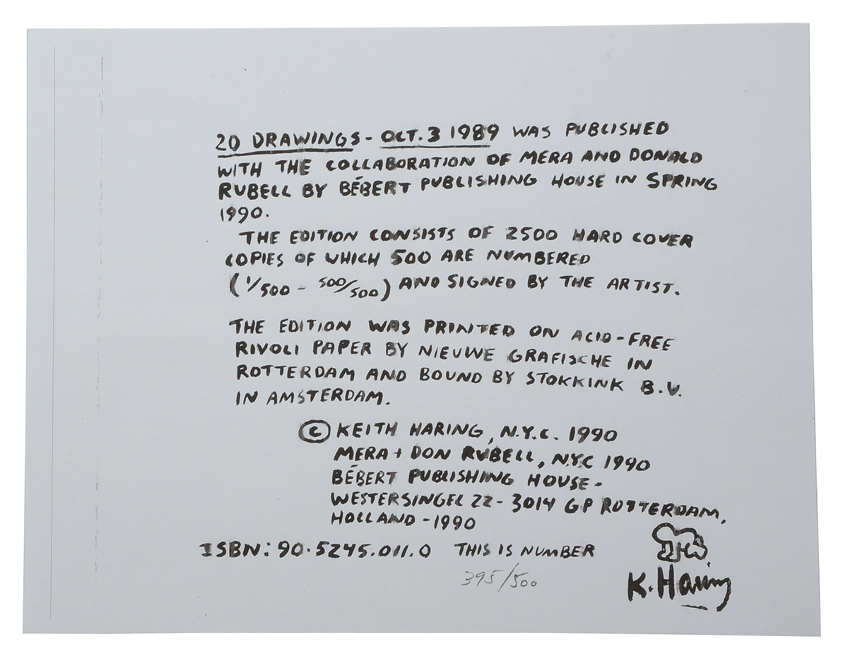 Keith Haring Limited Edition Print from "Against All Odds: 20 Drawings"