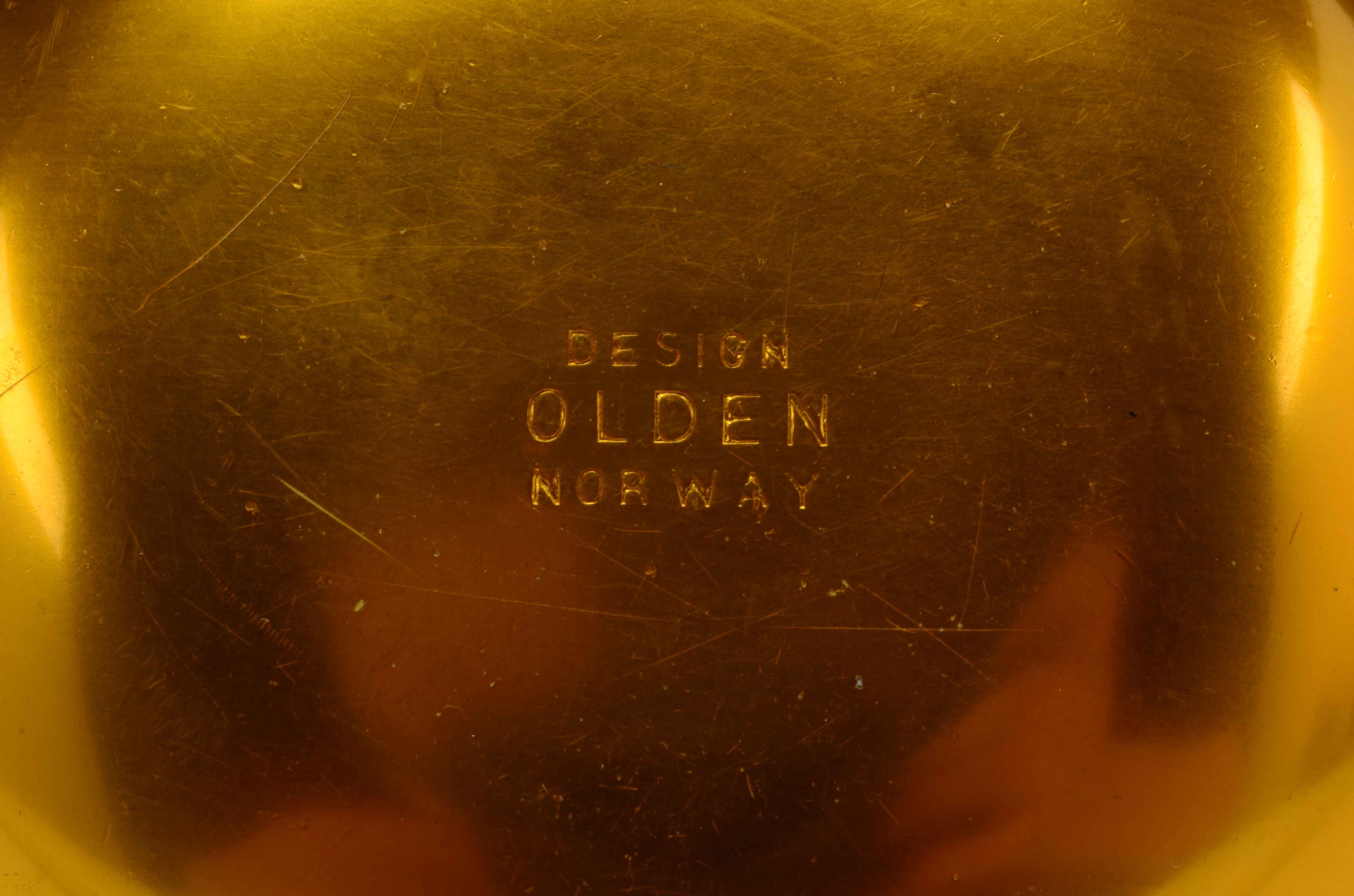 Vintage Design Olden Norway Plate