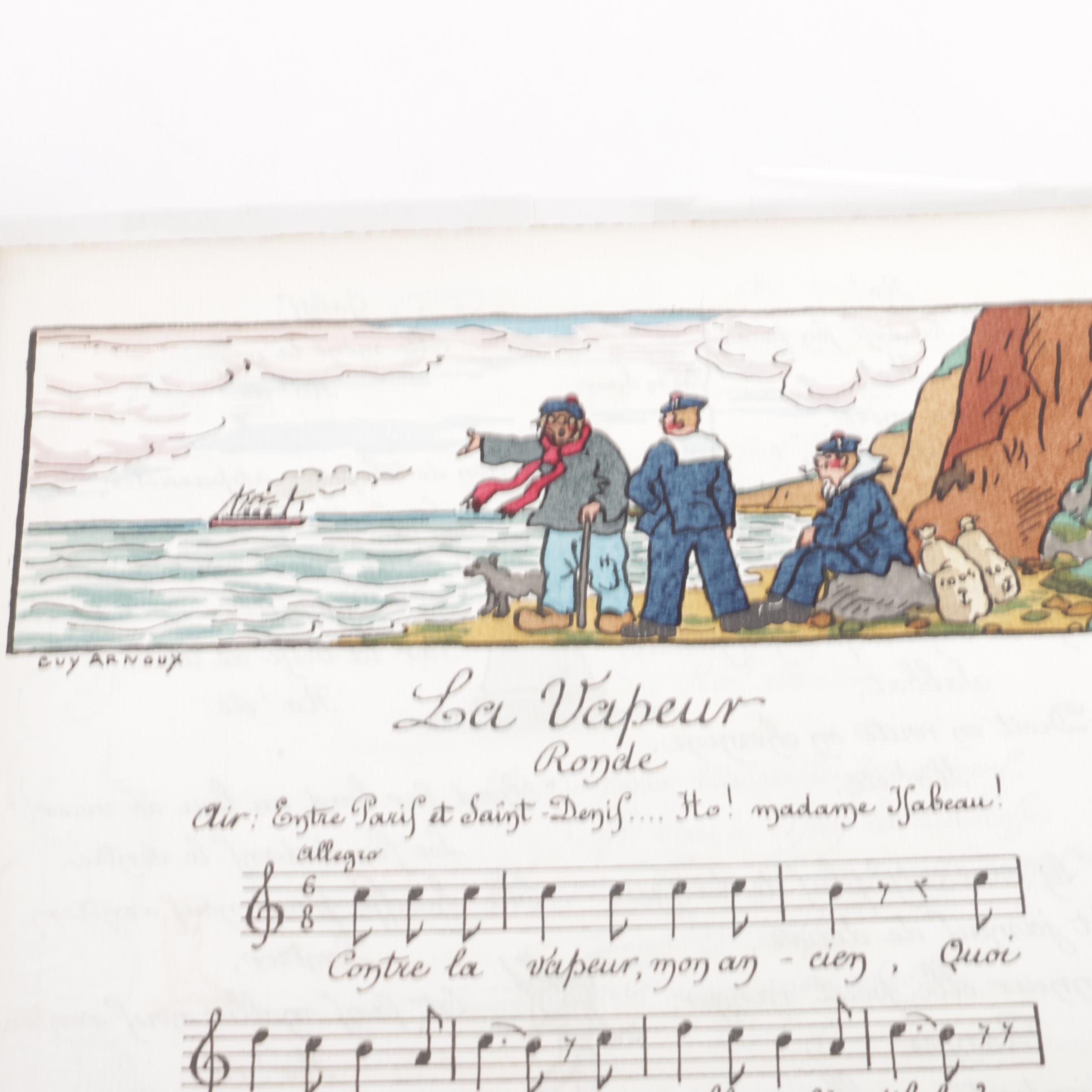 1918 Illustrated Sailor's Song Book by Guy Arnoux