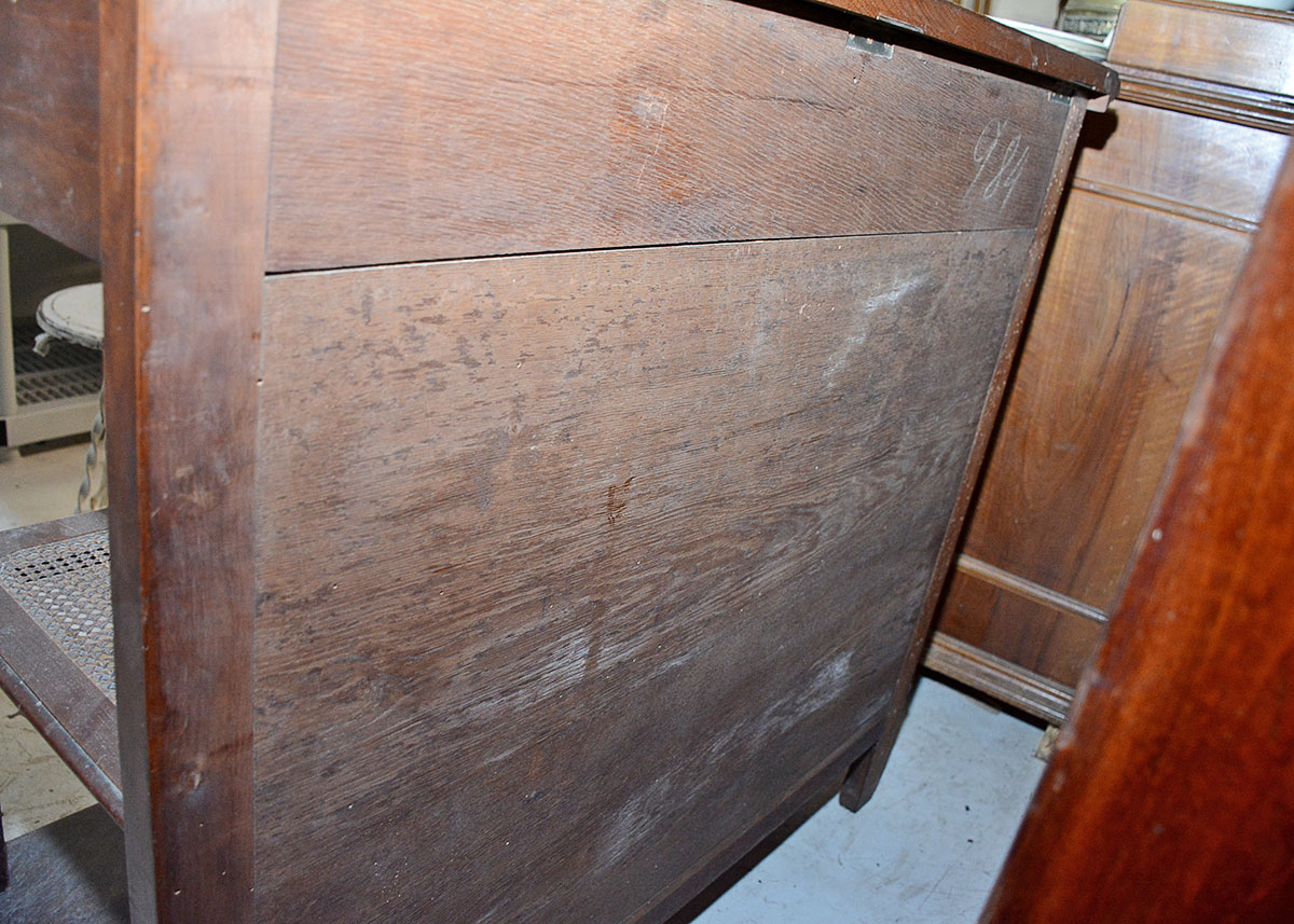 Antique Provincial Louis XV Style Metamorphic Marble Top Buffet