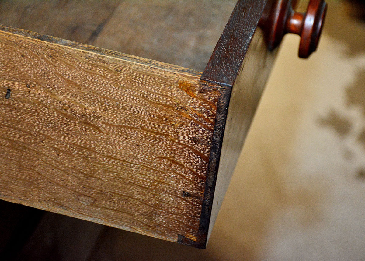 Vintage Flame Mahogany Chest of Drawers