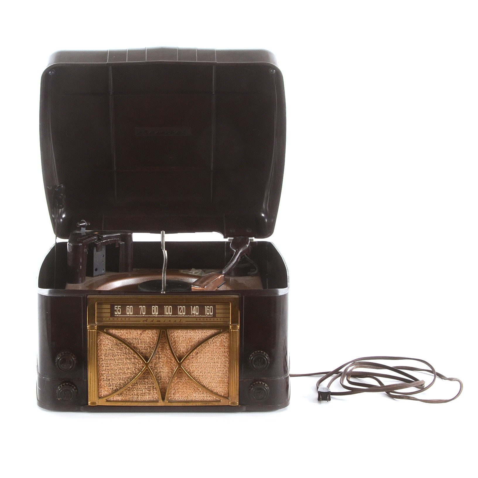 Admiral 7RT41-N Bakelite Tube Radio and Record Player