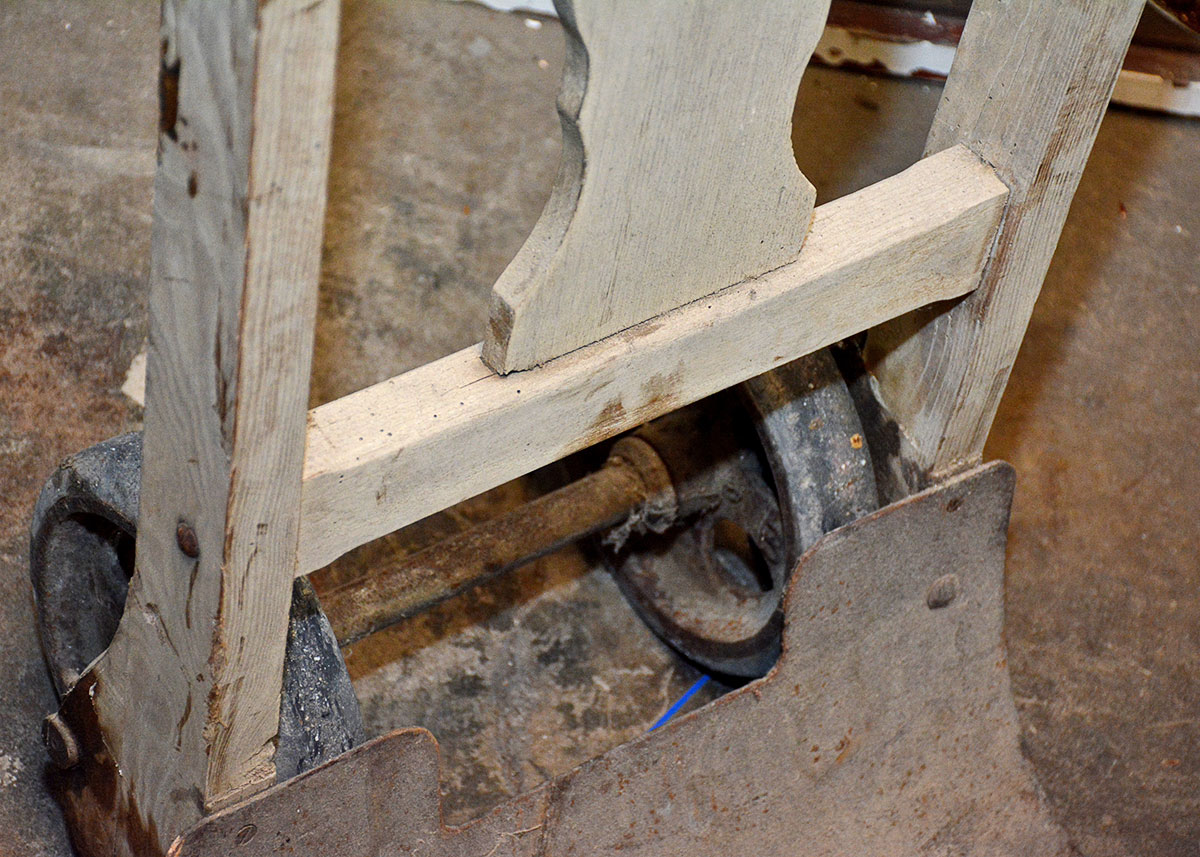 Vintage Wood and Iron Hand Truck