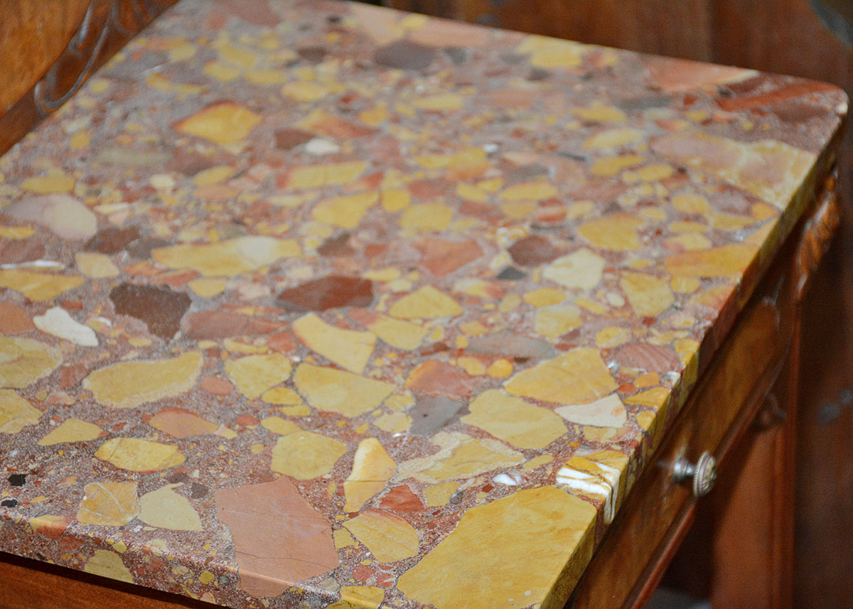 French Art Nouveau Style Ice Chest Table