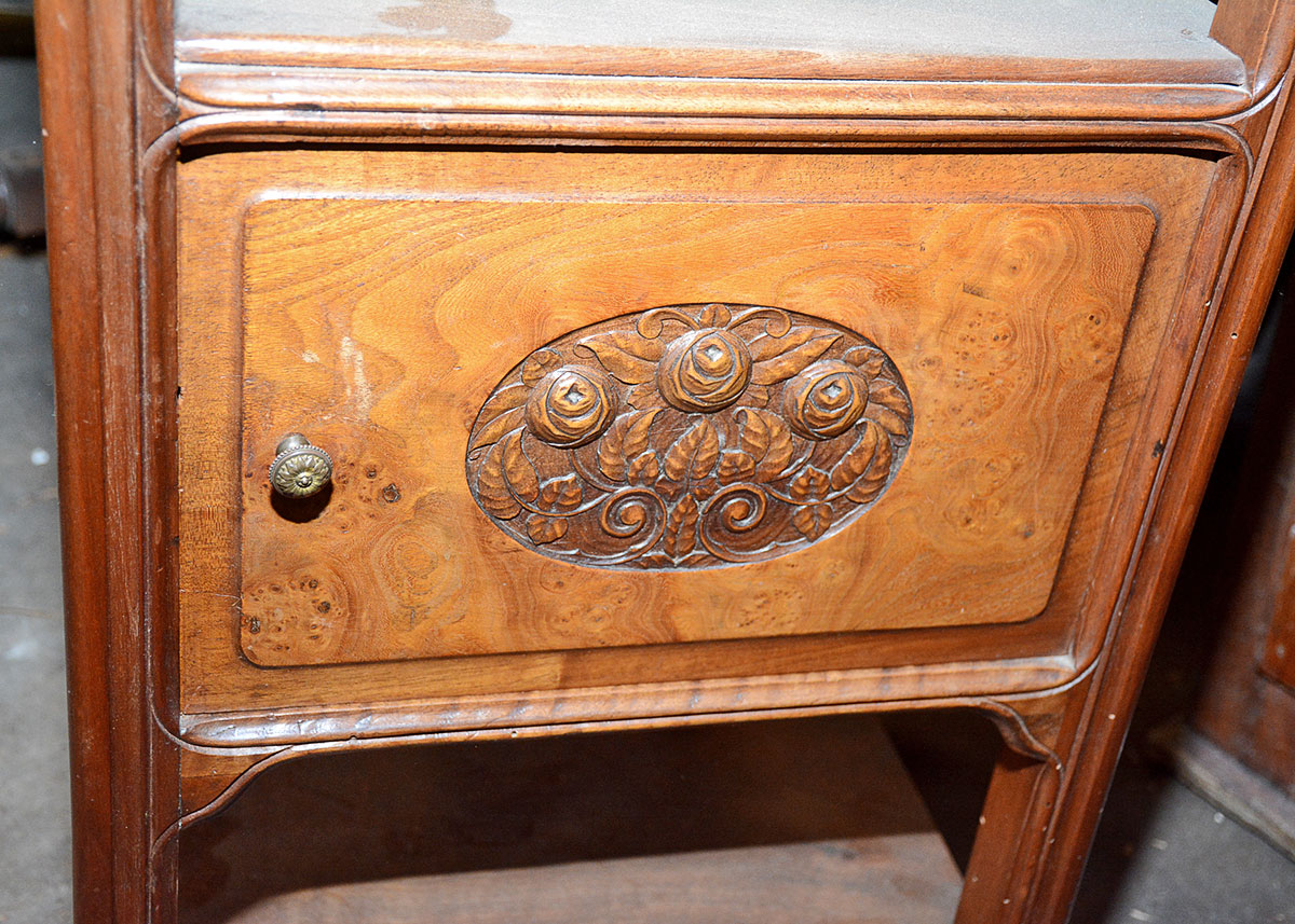 French Art Nouveau Style Ice Chest Table