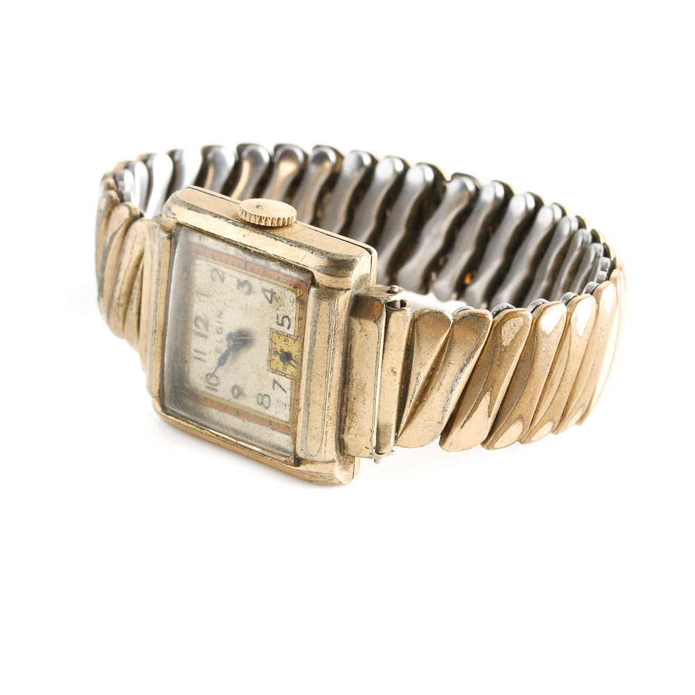 Vintage Elgin Gold Watch and Watch Cases