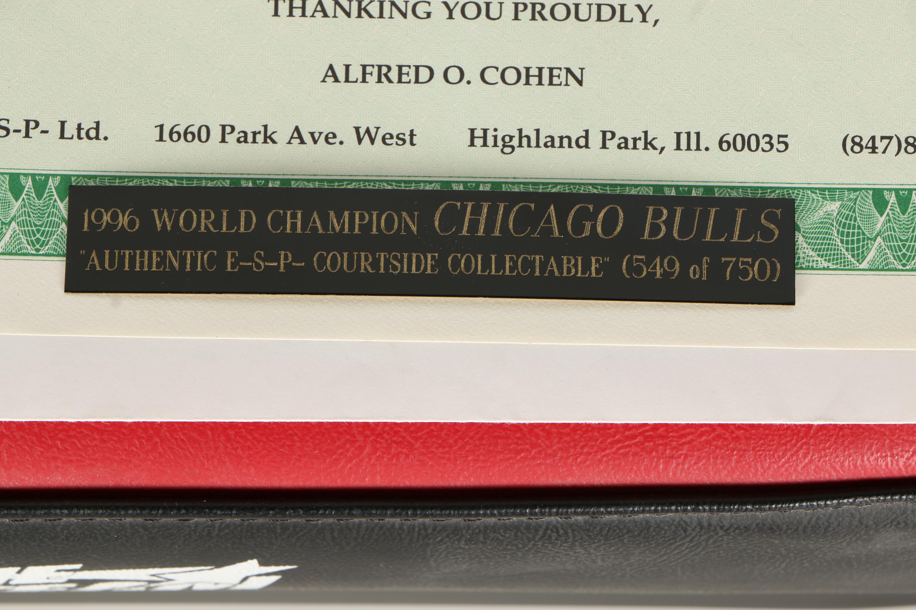 Commemorative Chicago Bulls Players Playoff Chairs 1996-1998