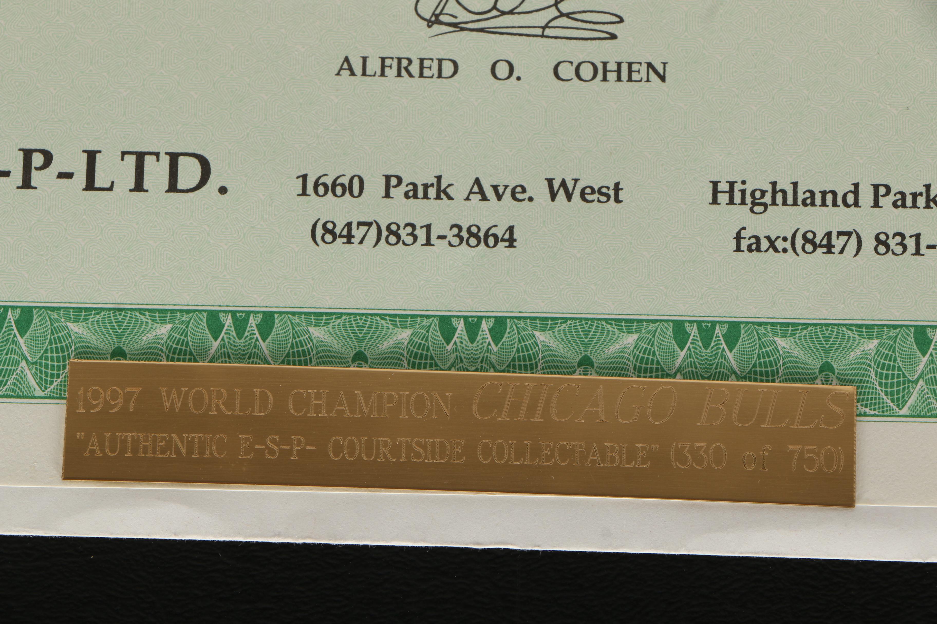 Commemorative Chicago Bulls Players Playoff Chairs 1996-1998