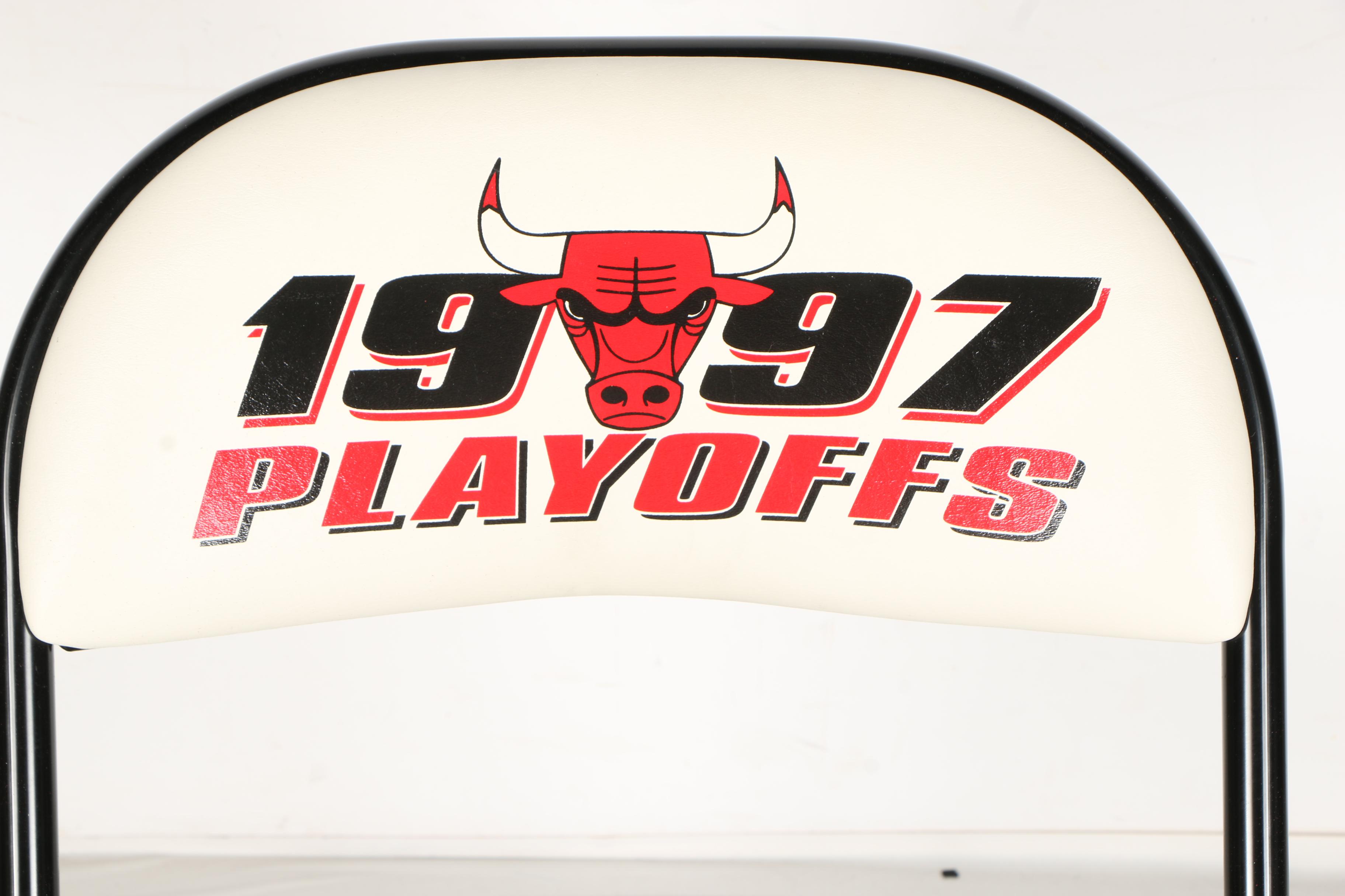 Commemorative Chicago Bulls Players Playoff Chairs 1996-1998
