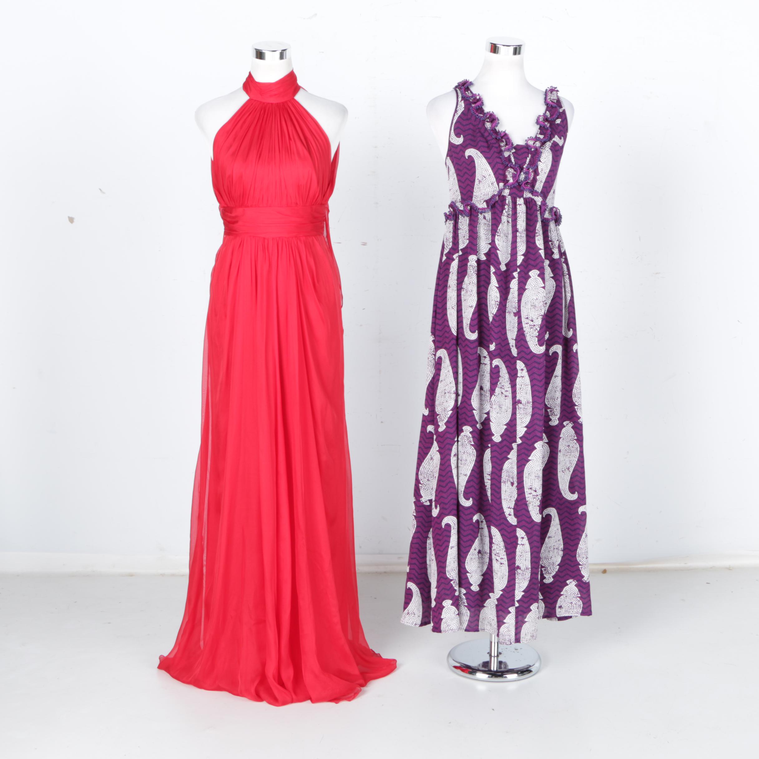 Badgley Mischka and Tory Burch Dresses