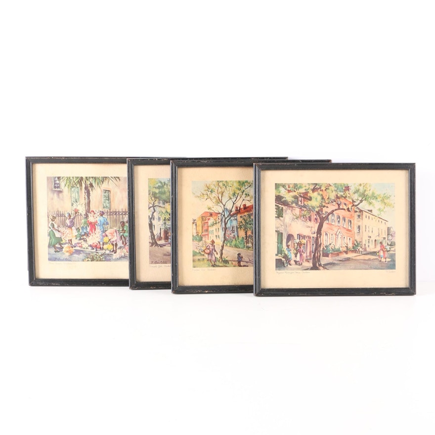 Offset Lithographs After Virginia Carleton's Illustrations of Charleston