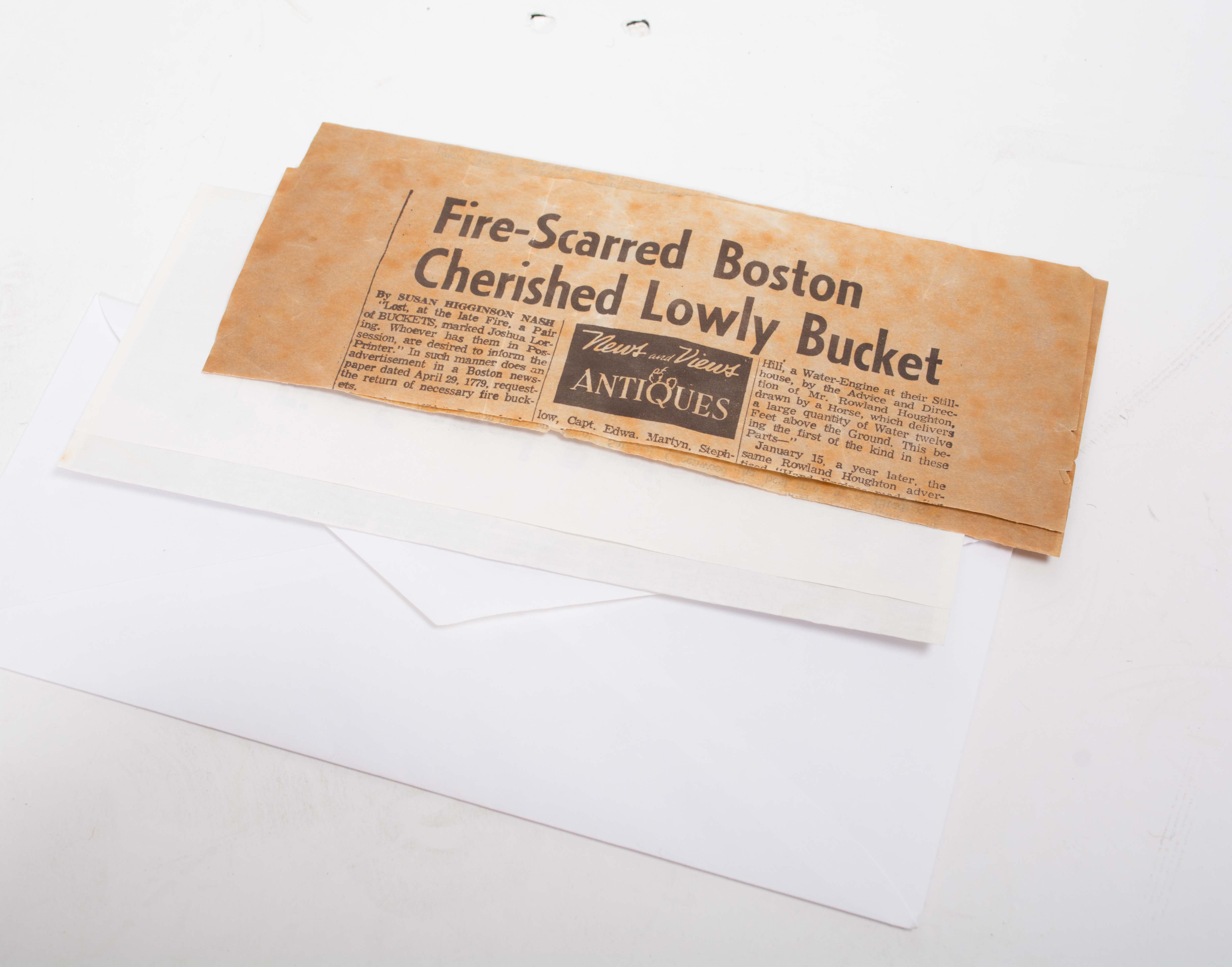 Vintage Leather "Papeete" Fire Bucket