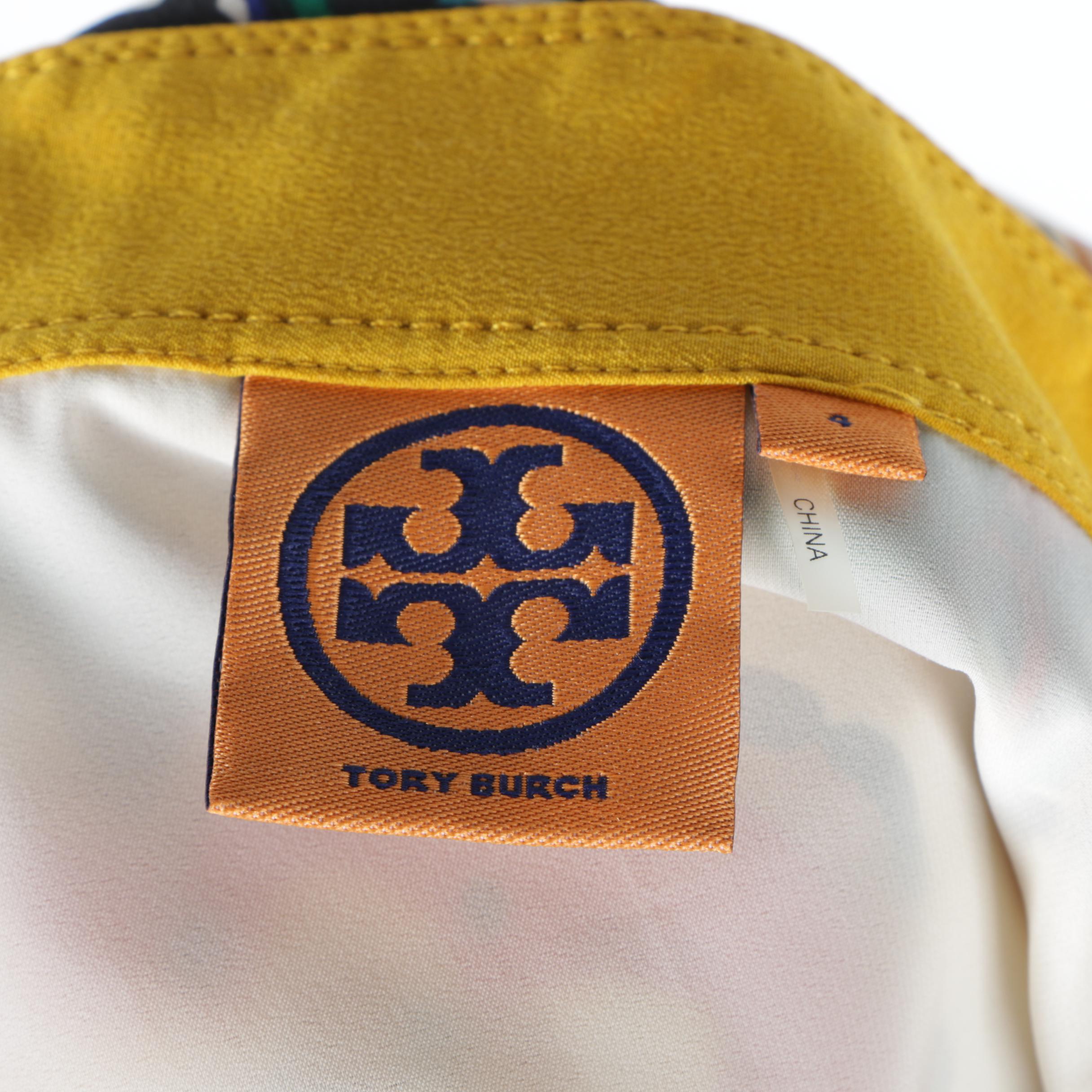 Tory Burch Floral Silk Maxi Dress