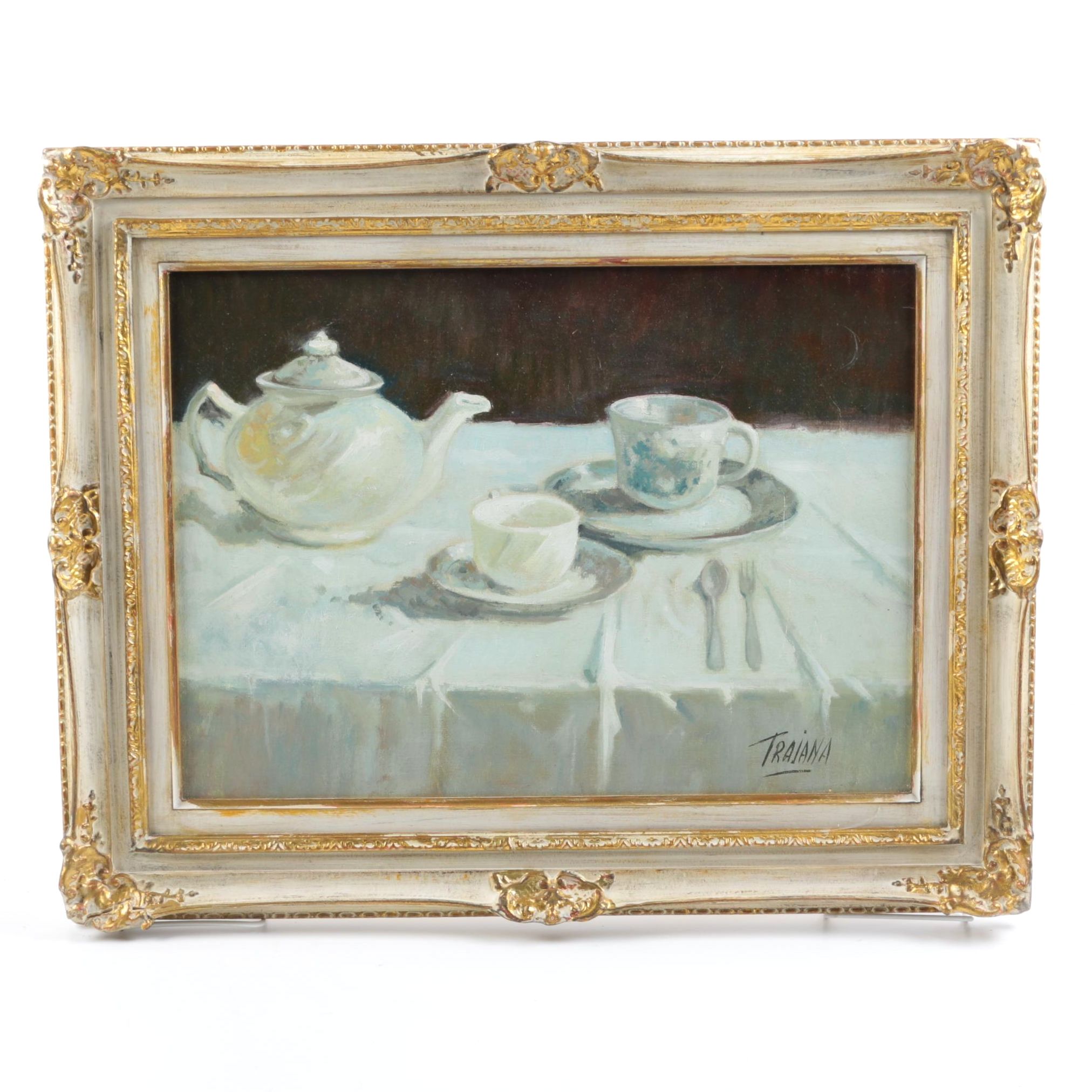 Trajana Oil Painting on Canvas "China Still Life"