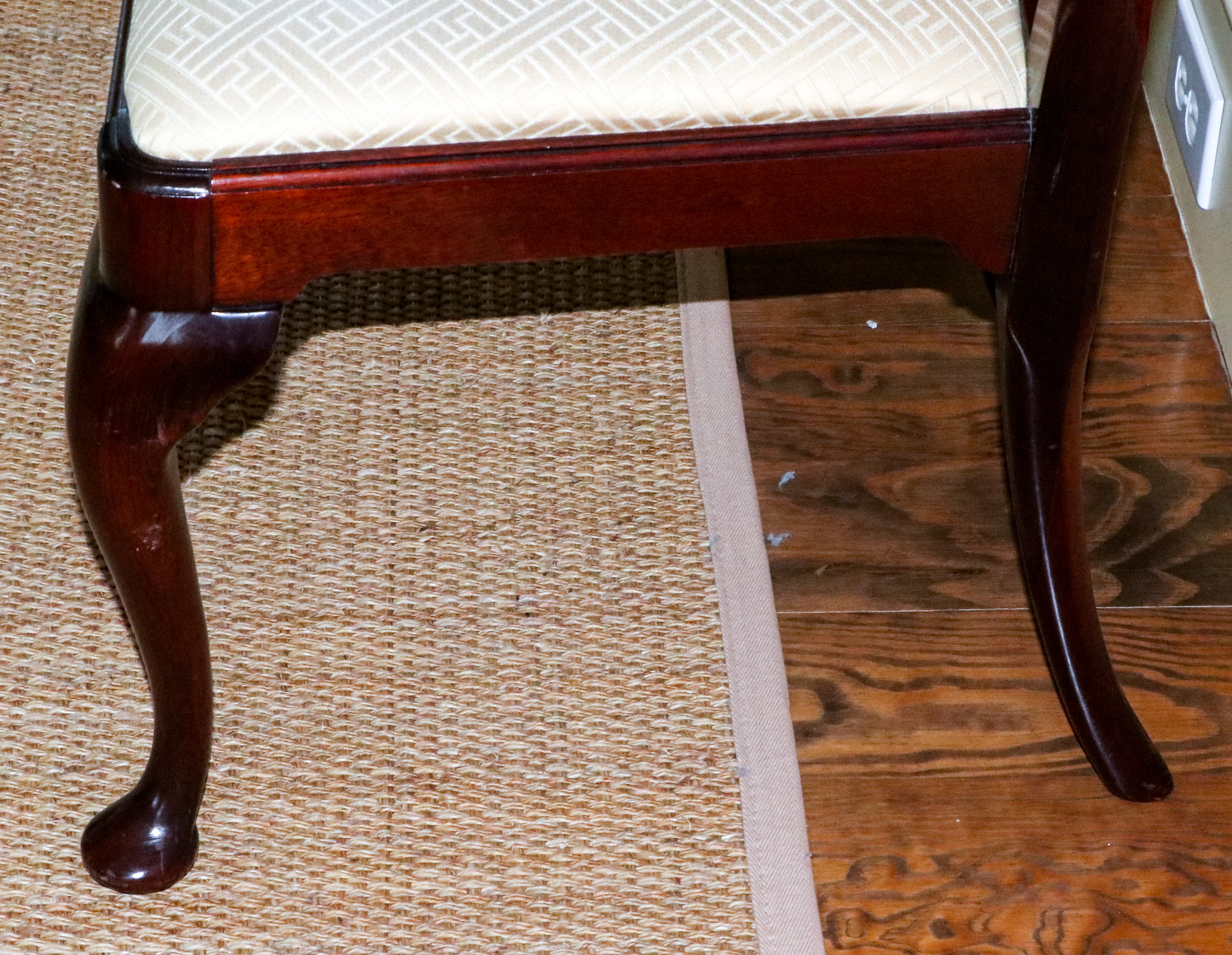 Pair of Queen Anne Style Chairs by Hickory Chair