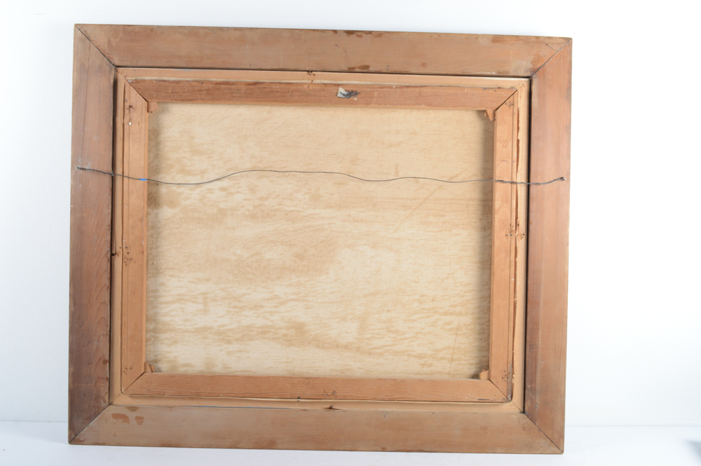 Virginia Lynn Plein Air Oil on Canvas "Mist and Pines"